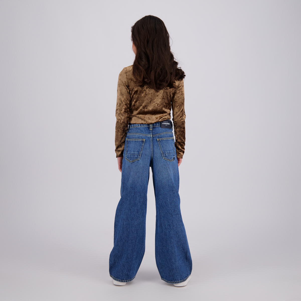 Mädchen Extra Wide Leg Jeans Cassie Stones