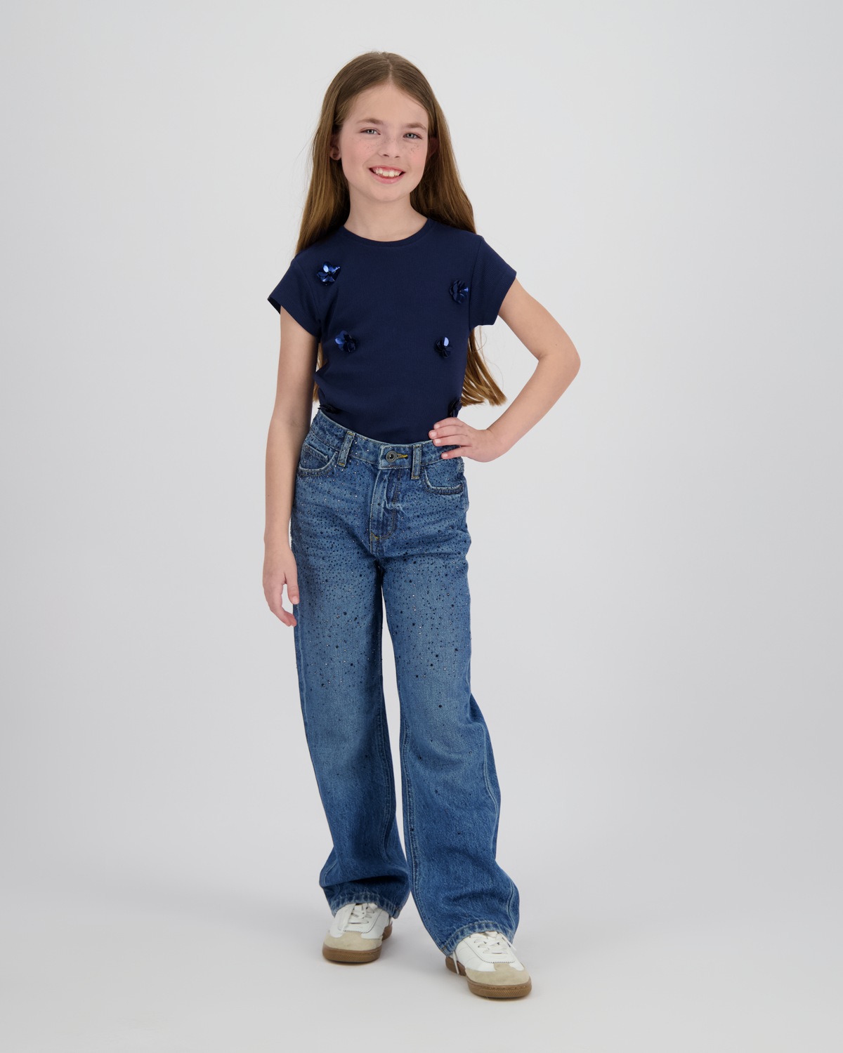 Wide leg Jeans Cato Stones