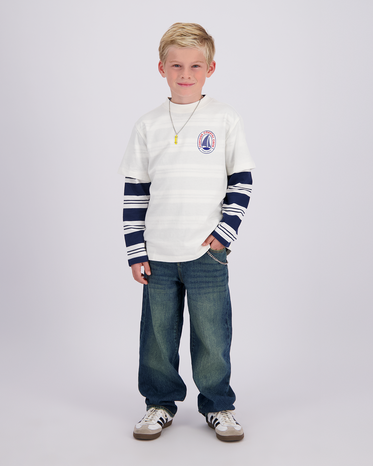 Jungen Oversized T-shirt Hilenio