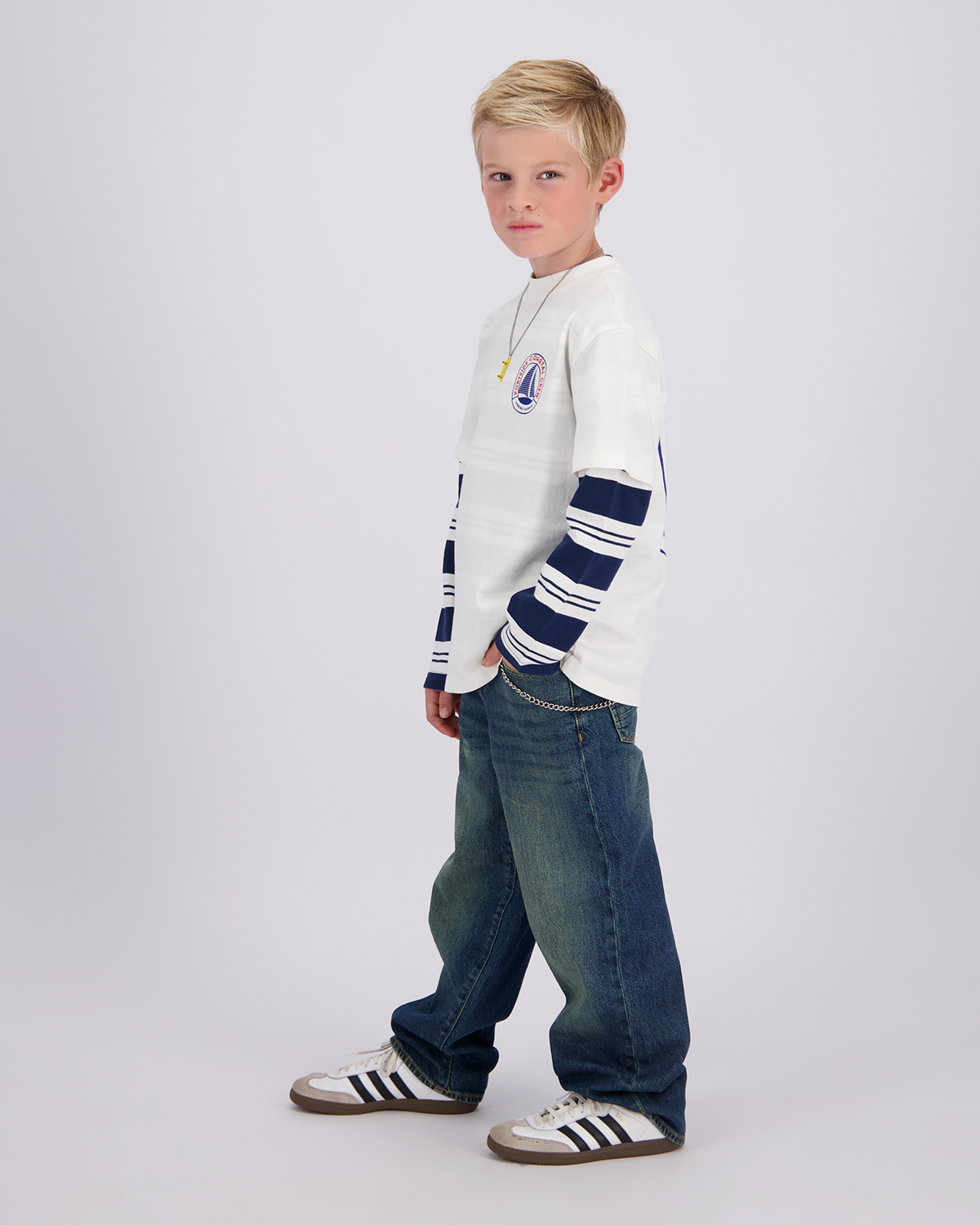 Jungen Oversized T-shirt Hilenio