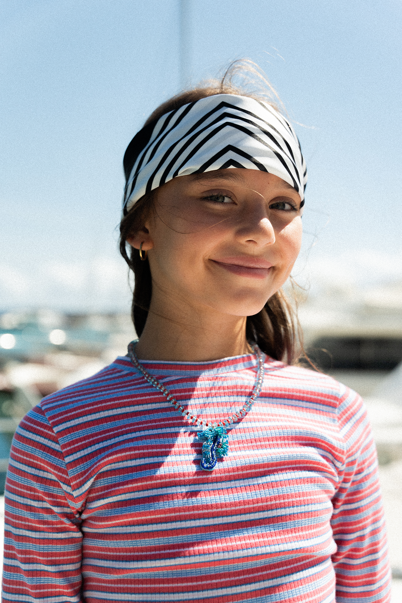 Mädchen T-shirt Basic stripe top