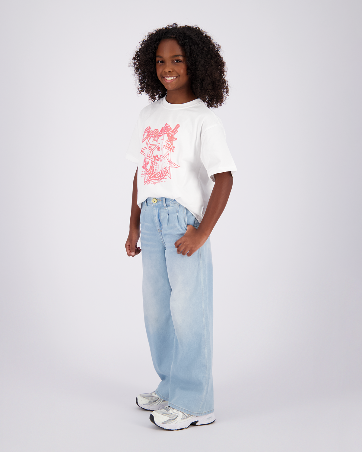 Mädchen Extra wide leg Jeans Cathy