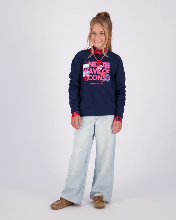Mädchen Extra wide leg Jeans Cassie Pearl