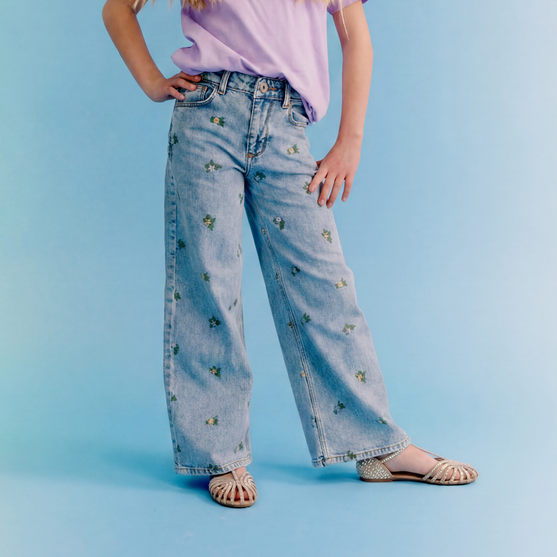 Extra wide leg.