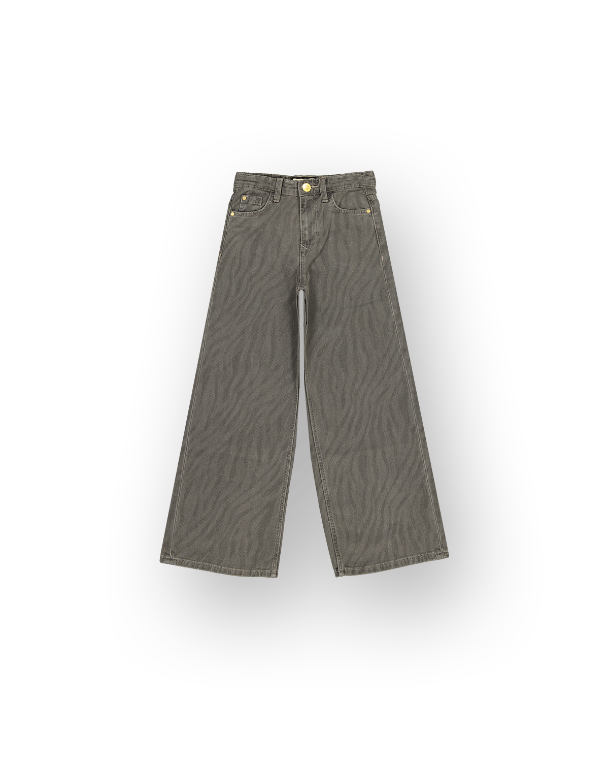 Mädchen Extra Wide Leg Jeans Monaco Zebra