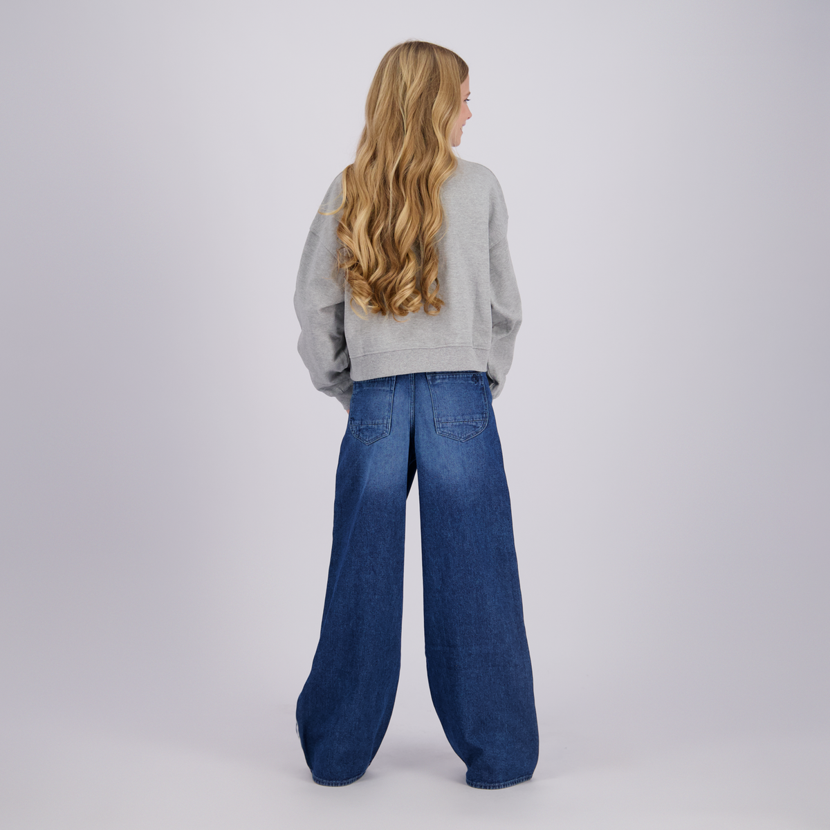 Mädchen Wide Leg Jeans Monaco Sporty