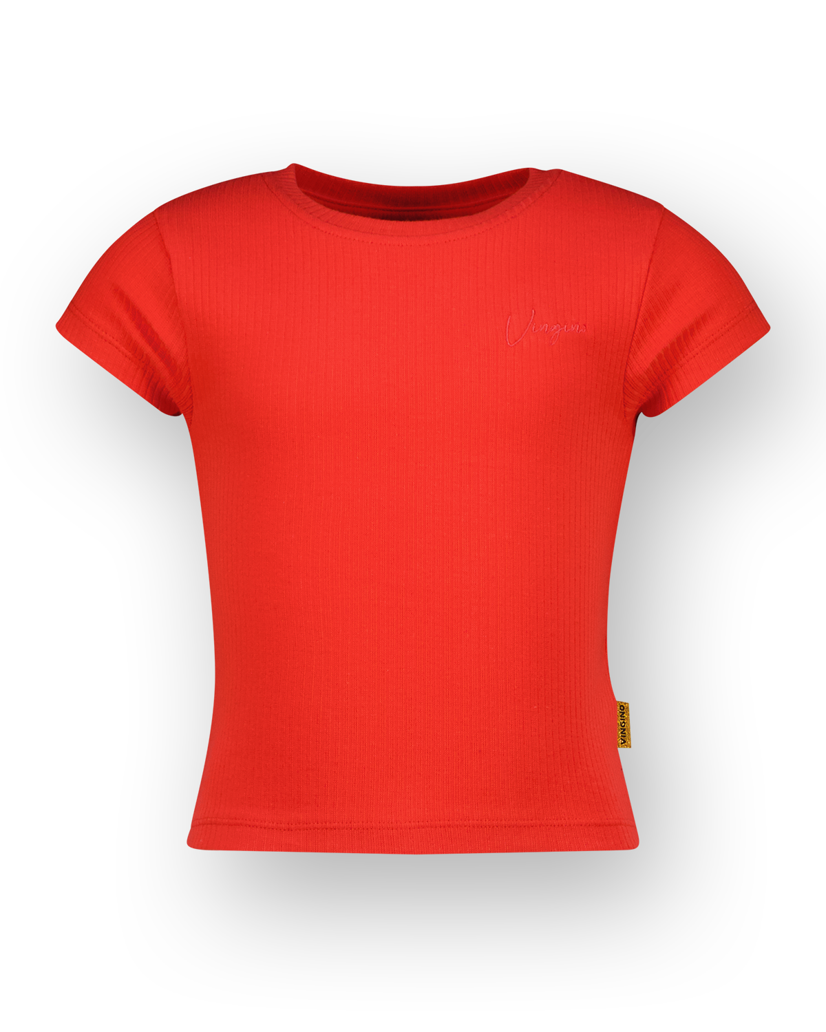 T-shirt Basic-Crop Ripp-Tee