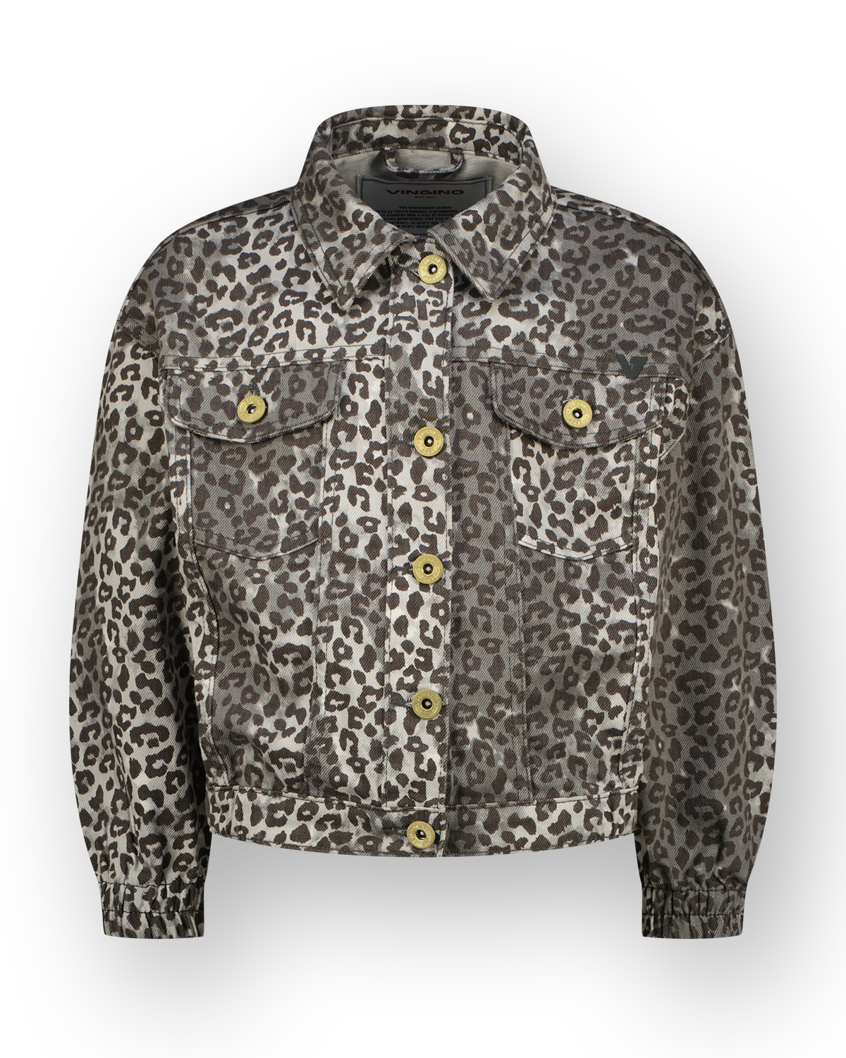Jeansjacke Tori Leopard