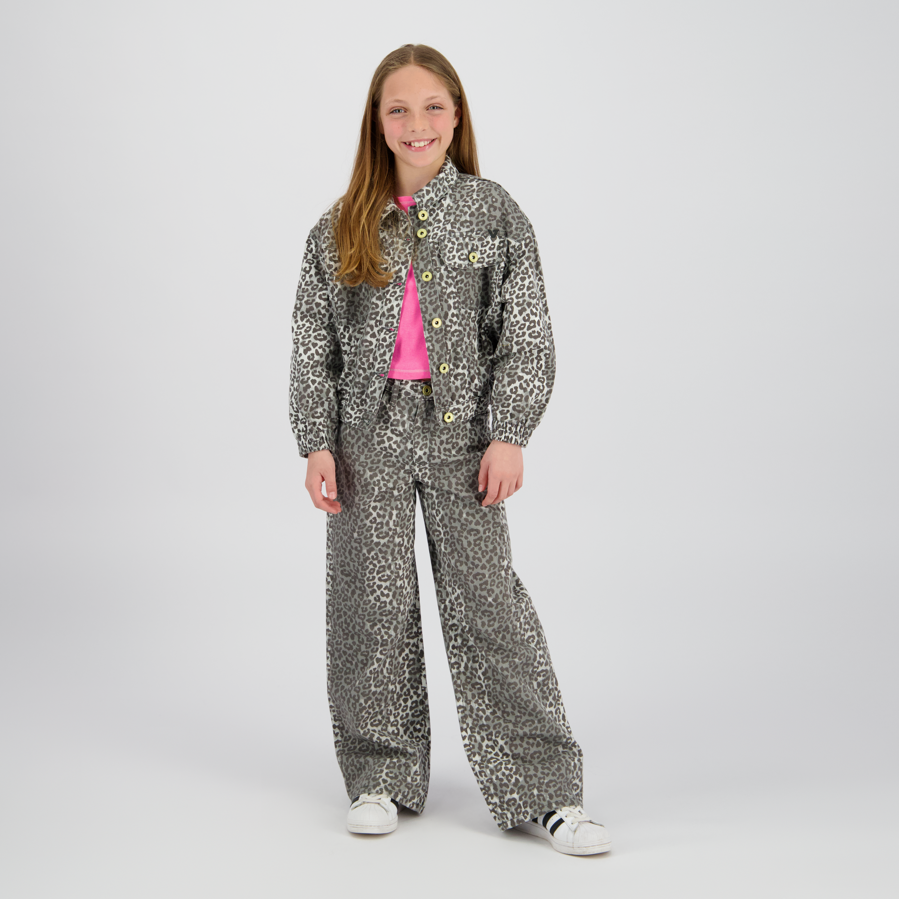 Jeansjacke Tori Leopard