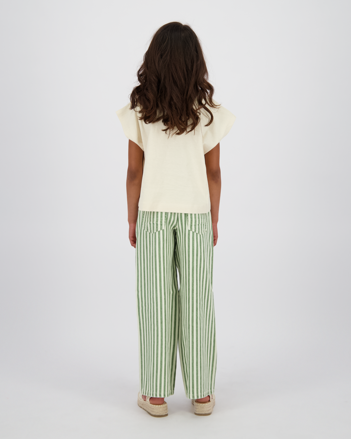 Extra Wide Leg Jeans Cassie Stripe