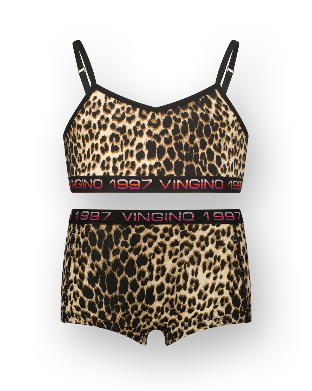 Hipster animal top set