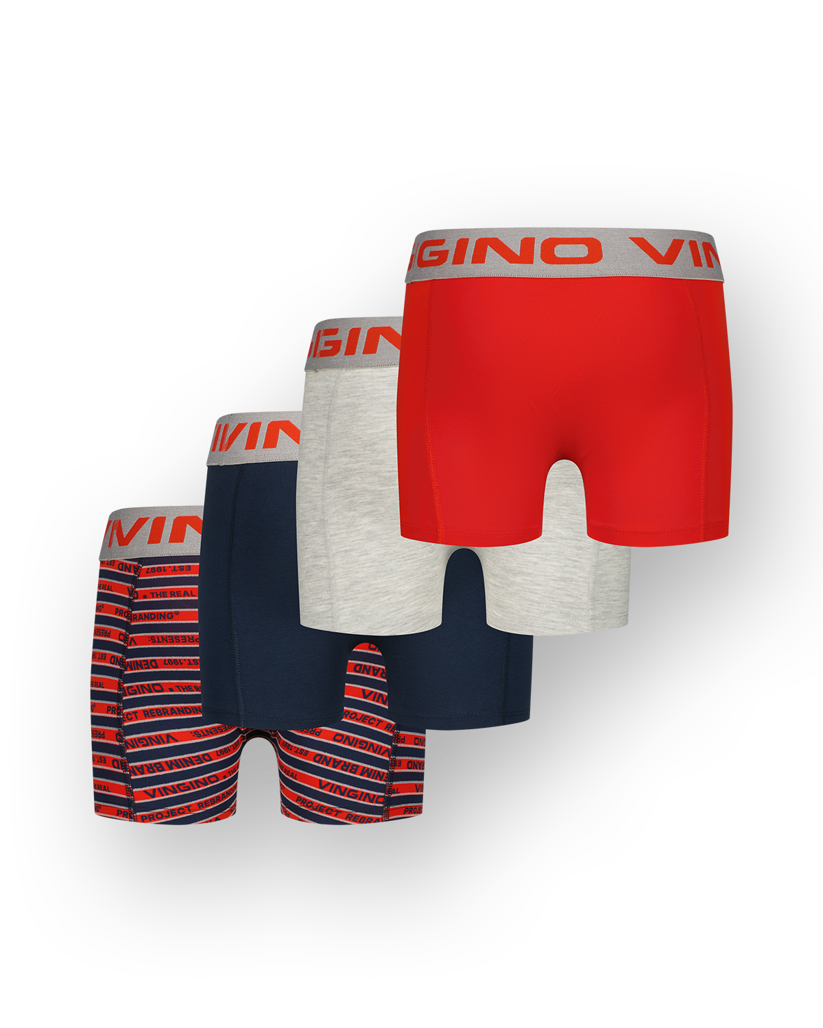 Boxershorts BWO26-stripe 4-Pack
