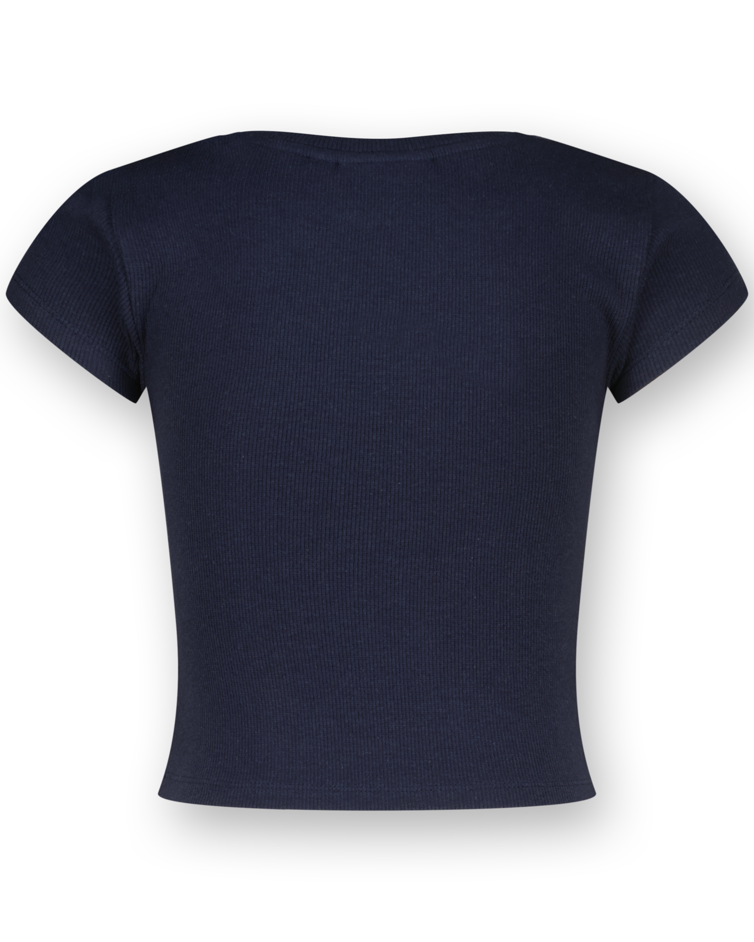 Top G-Basic-Crop Rib Tee