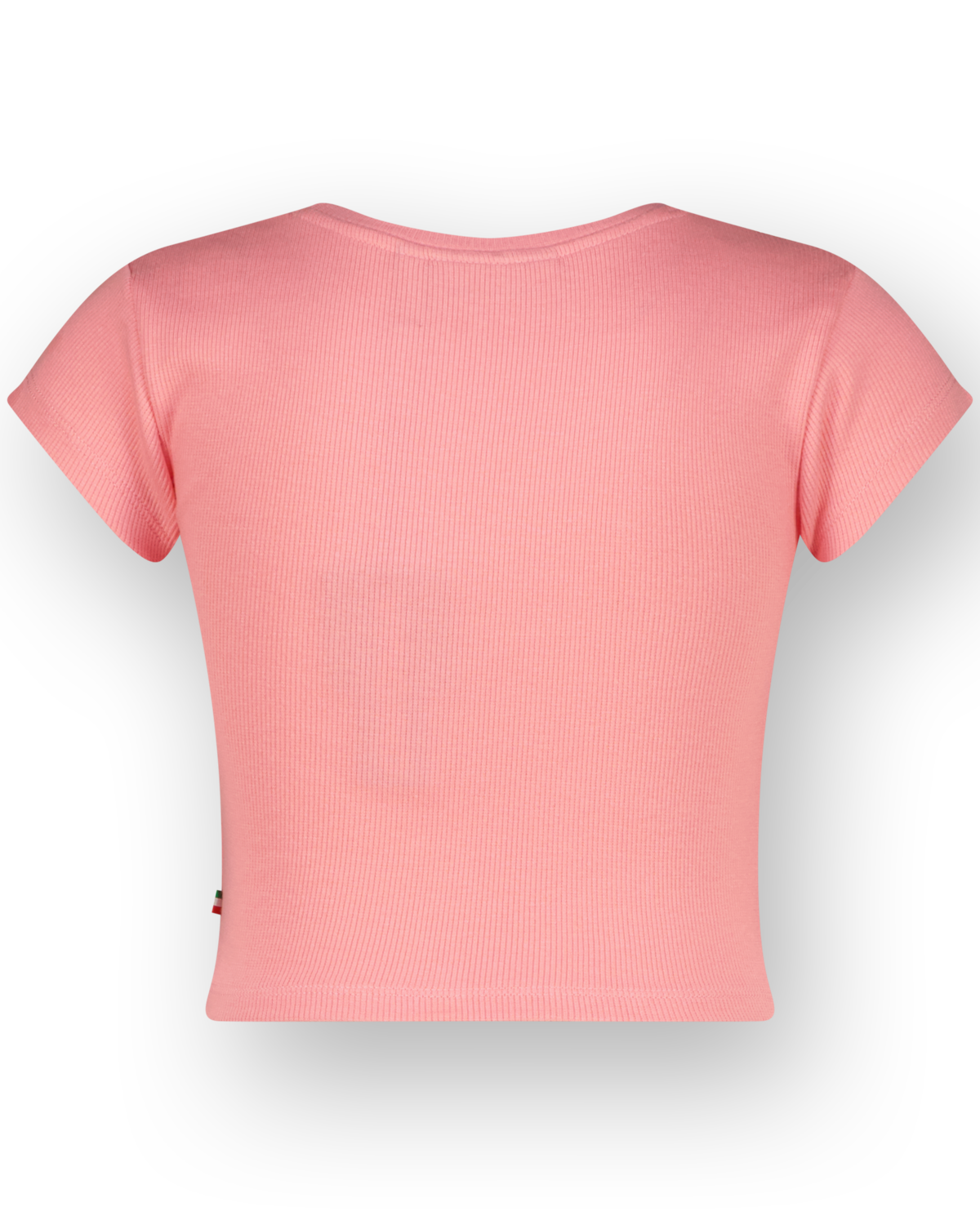 T-shirt Basic-Crop Rib Tee