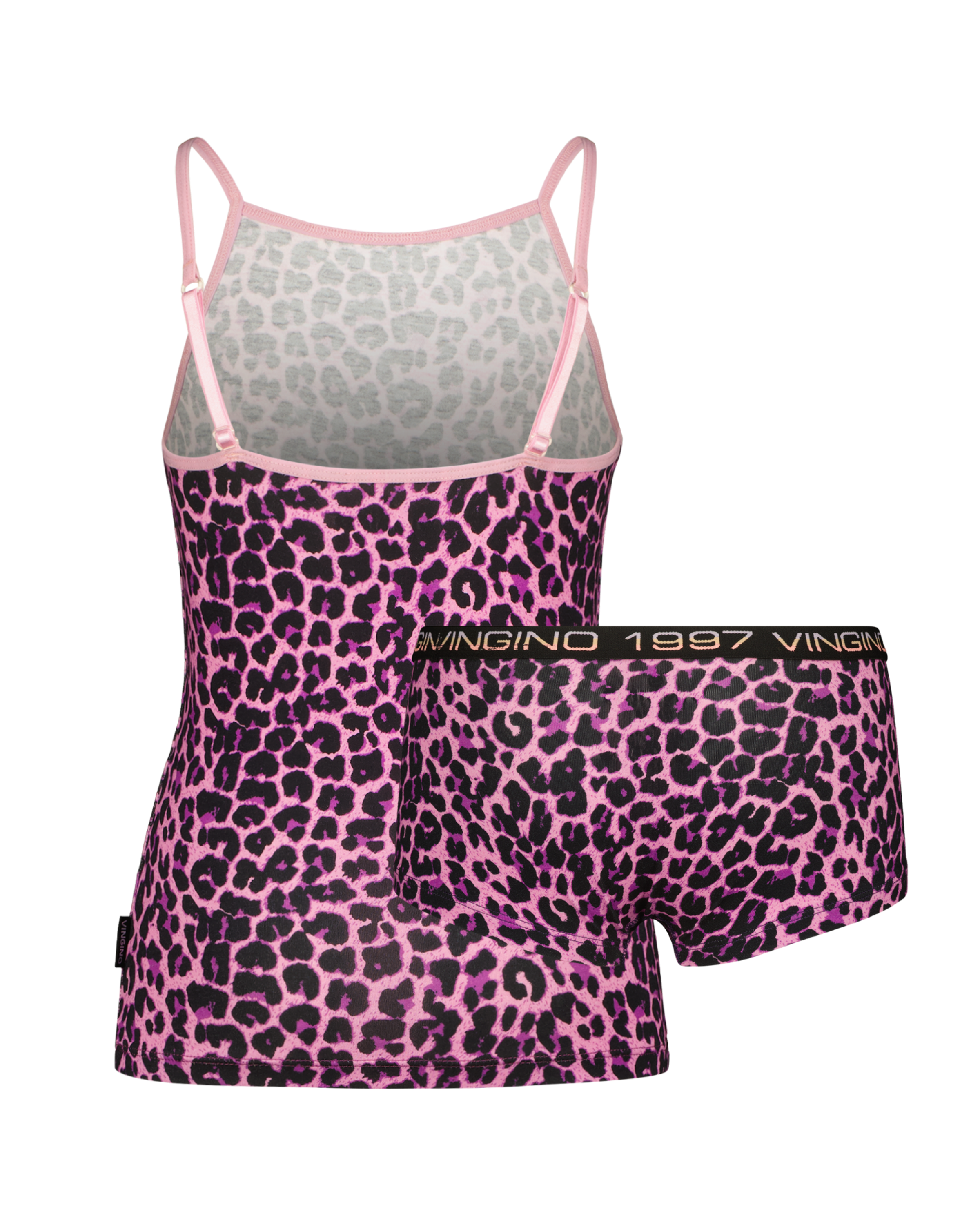 Hipster G-241-8-Animal Singlet Set