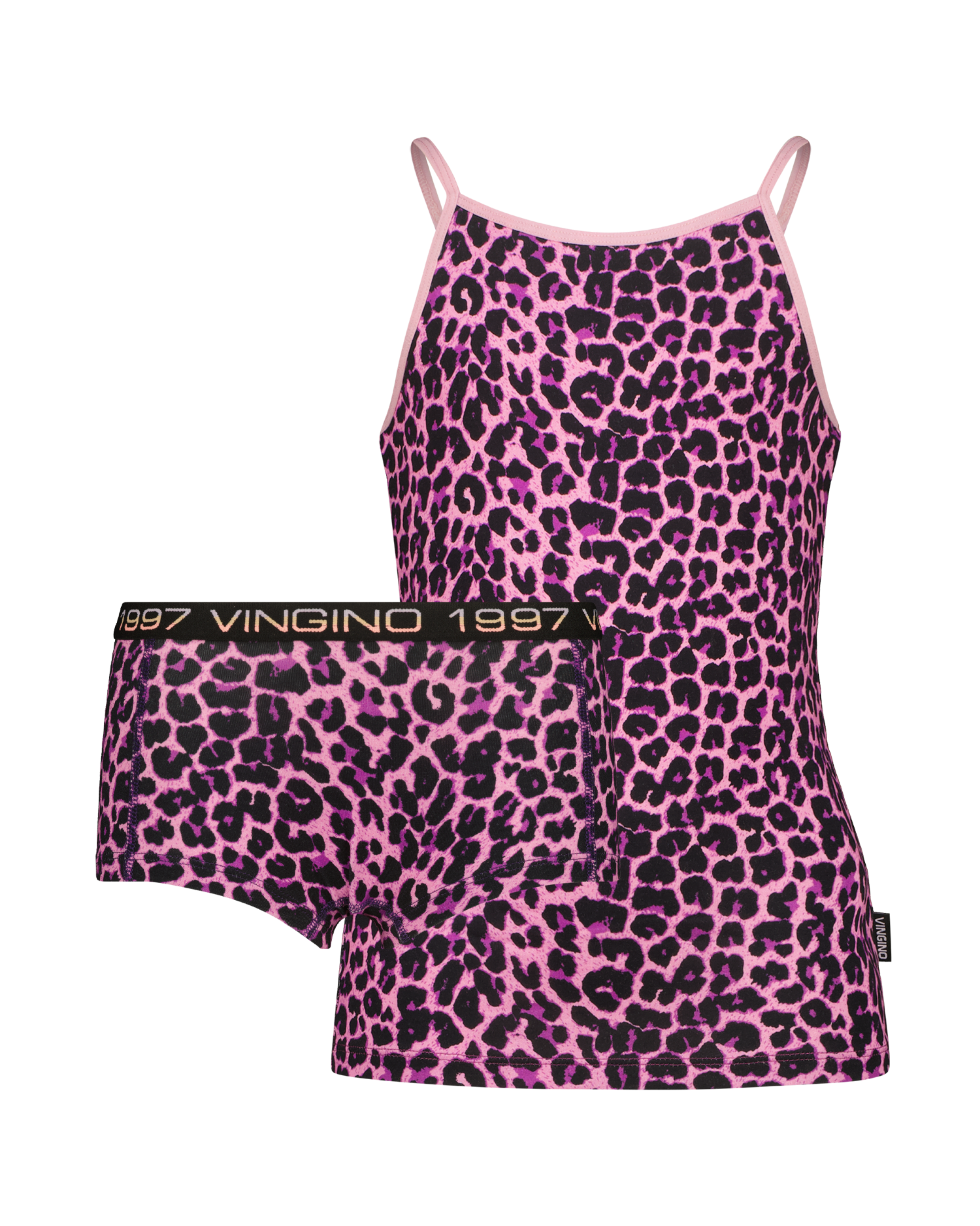 Hipster G-241-8-Animal Singlet Set