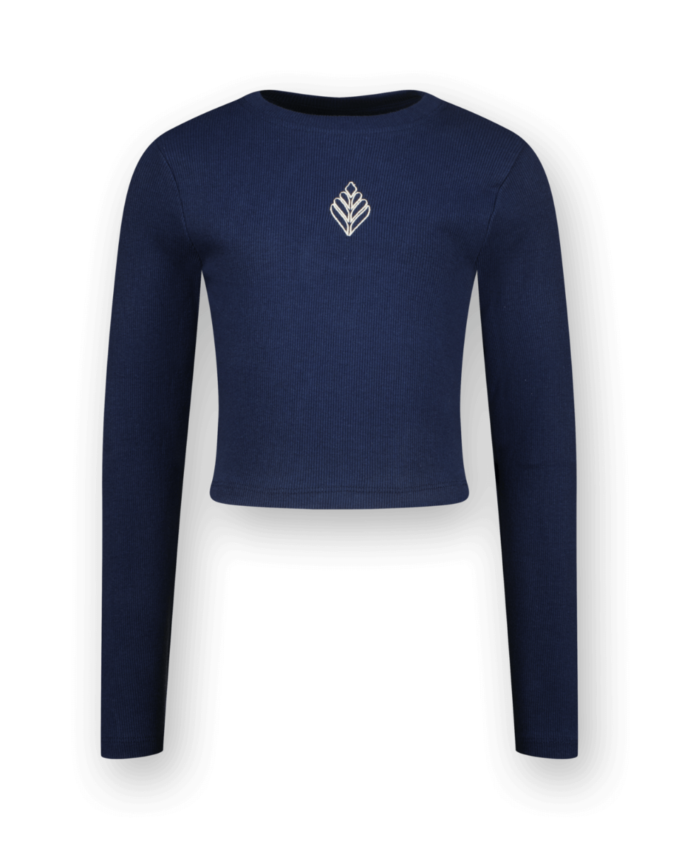 T-shirt G-basic-crop Rib Longsleeve