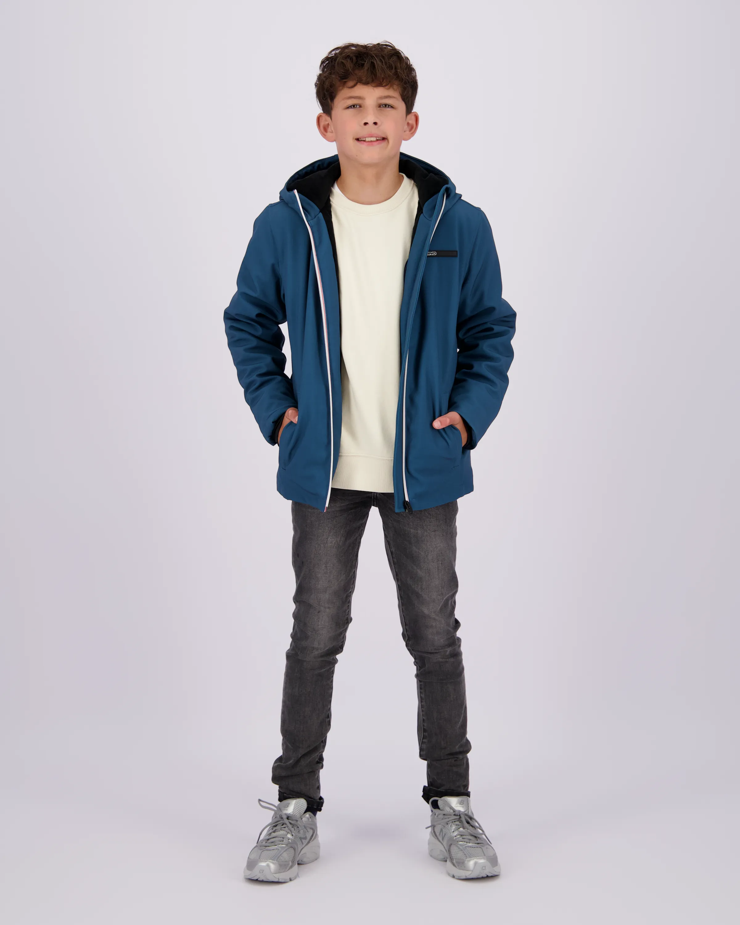 Jungen Outdoorjacke Tensoni | Schwarz