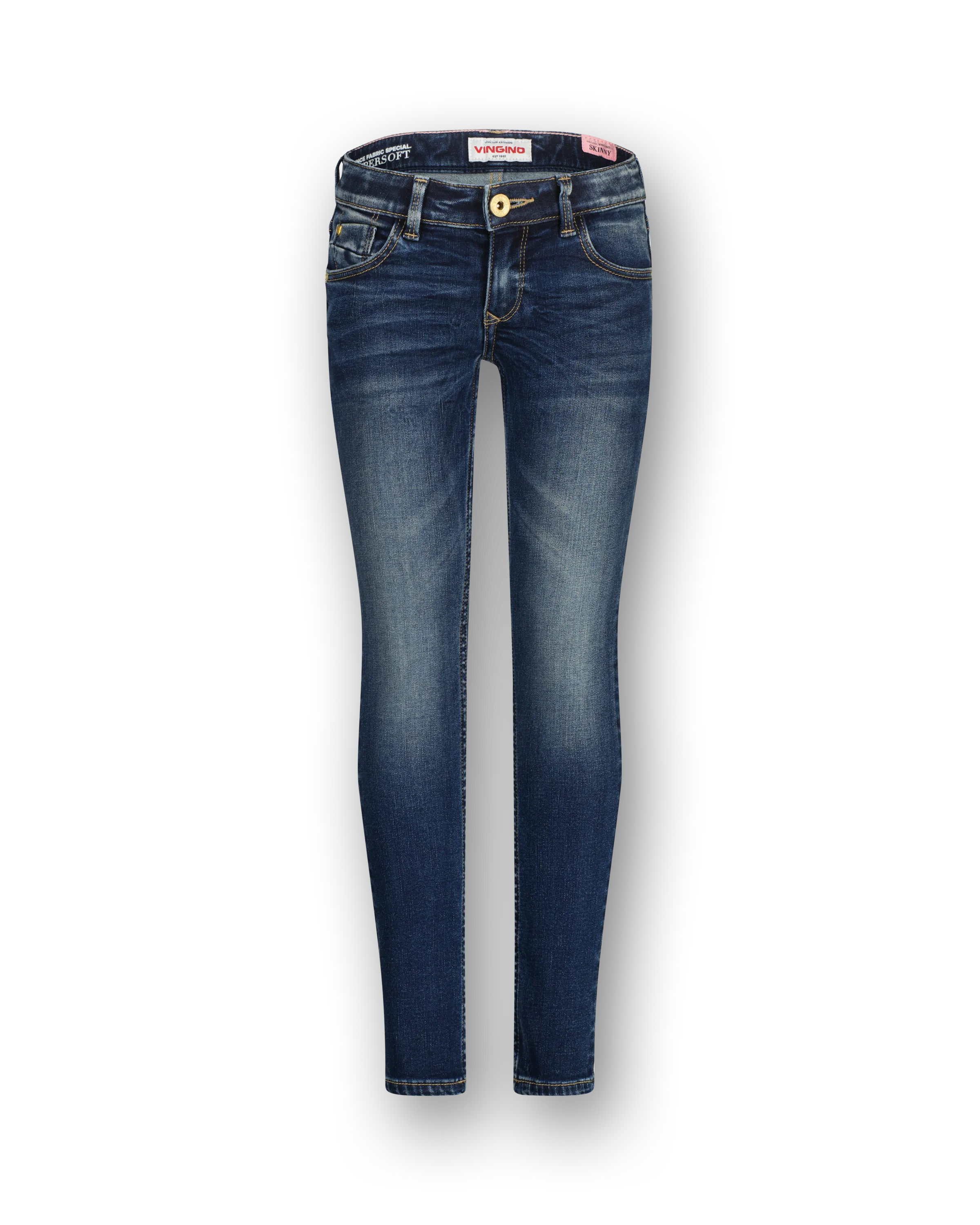 Mädchen Skinny Jeans Amia Supersoft | Blau