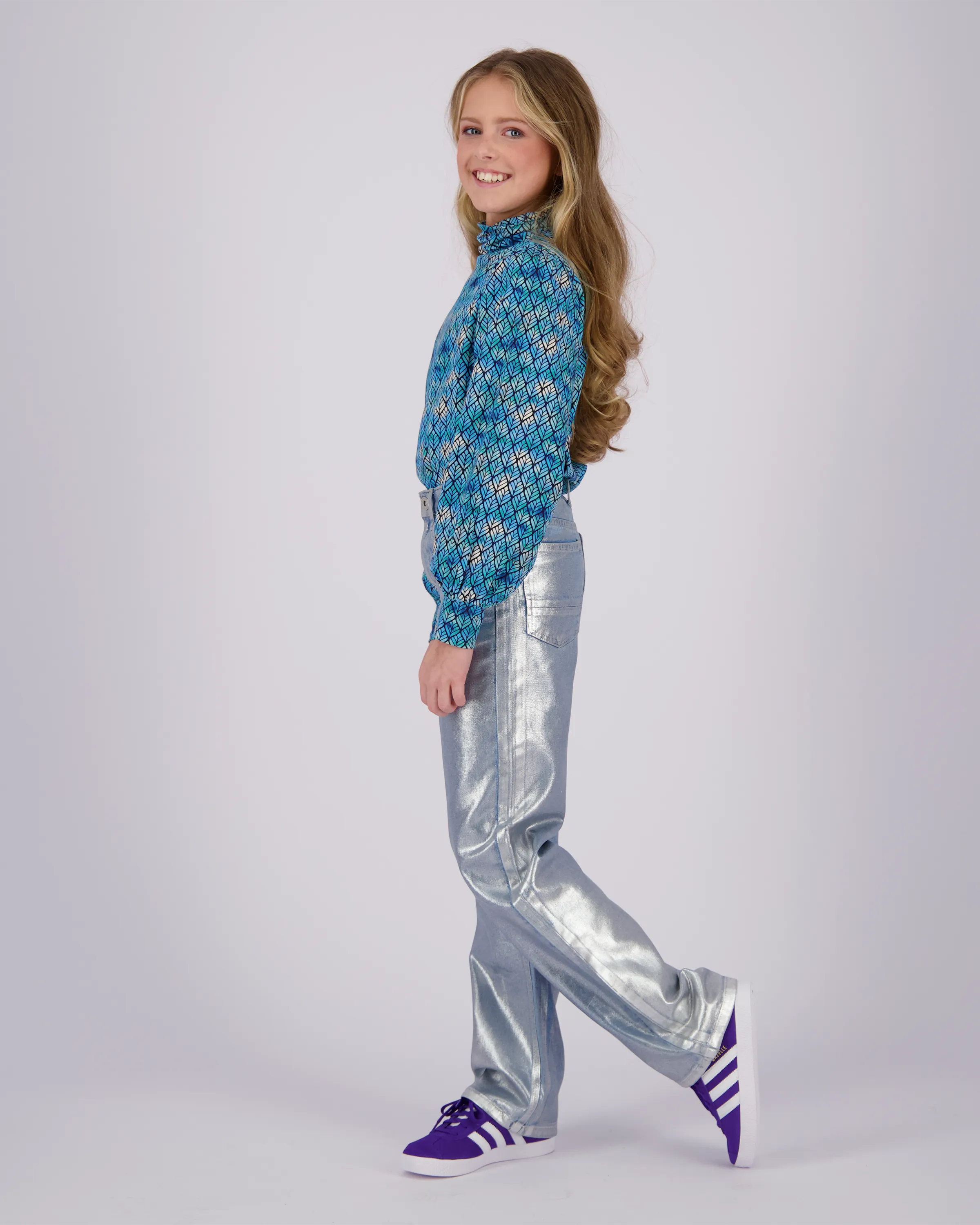 Wide leg Jeans Cato Metallic