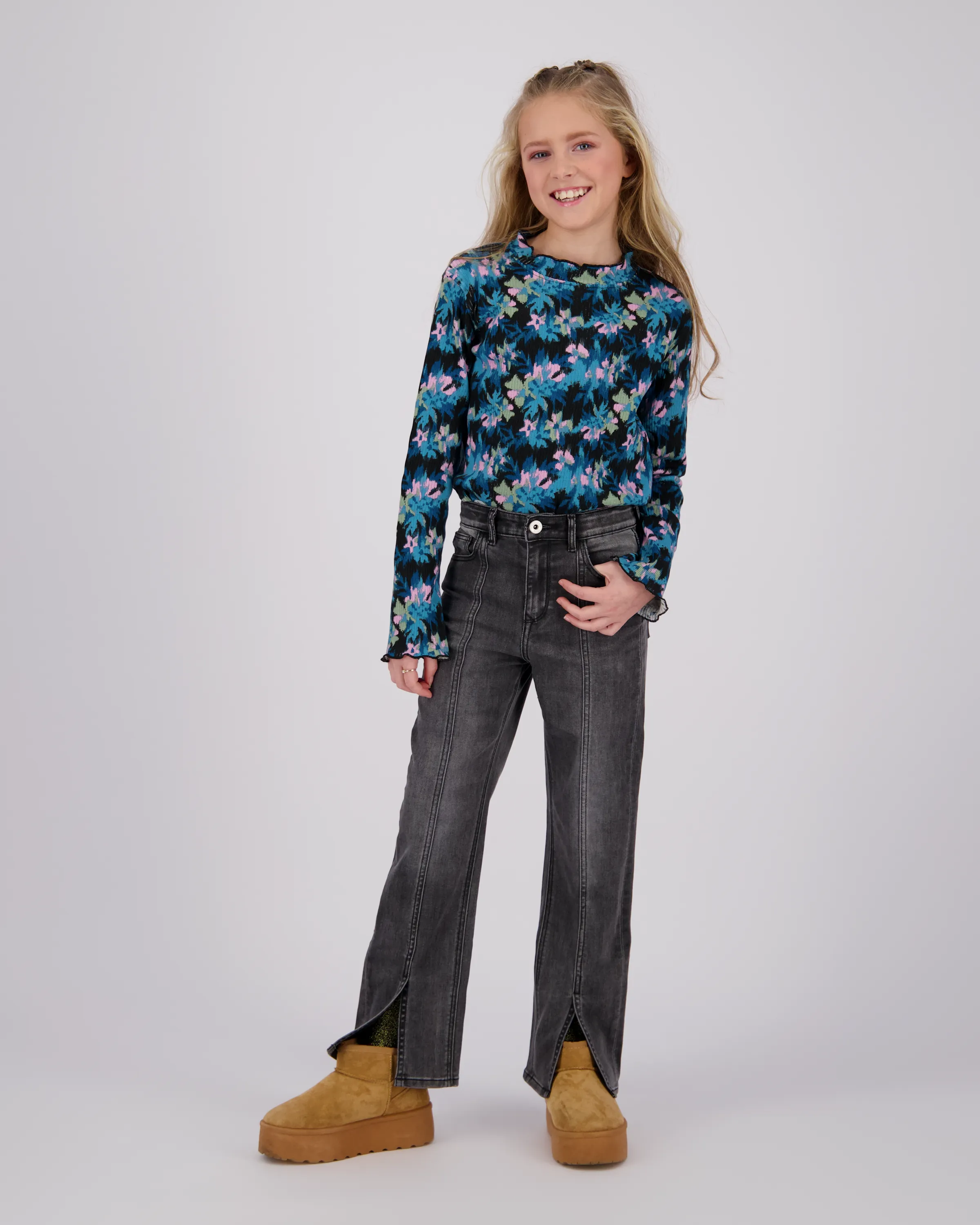 Straight Jeans Catie Split