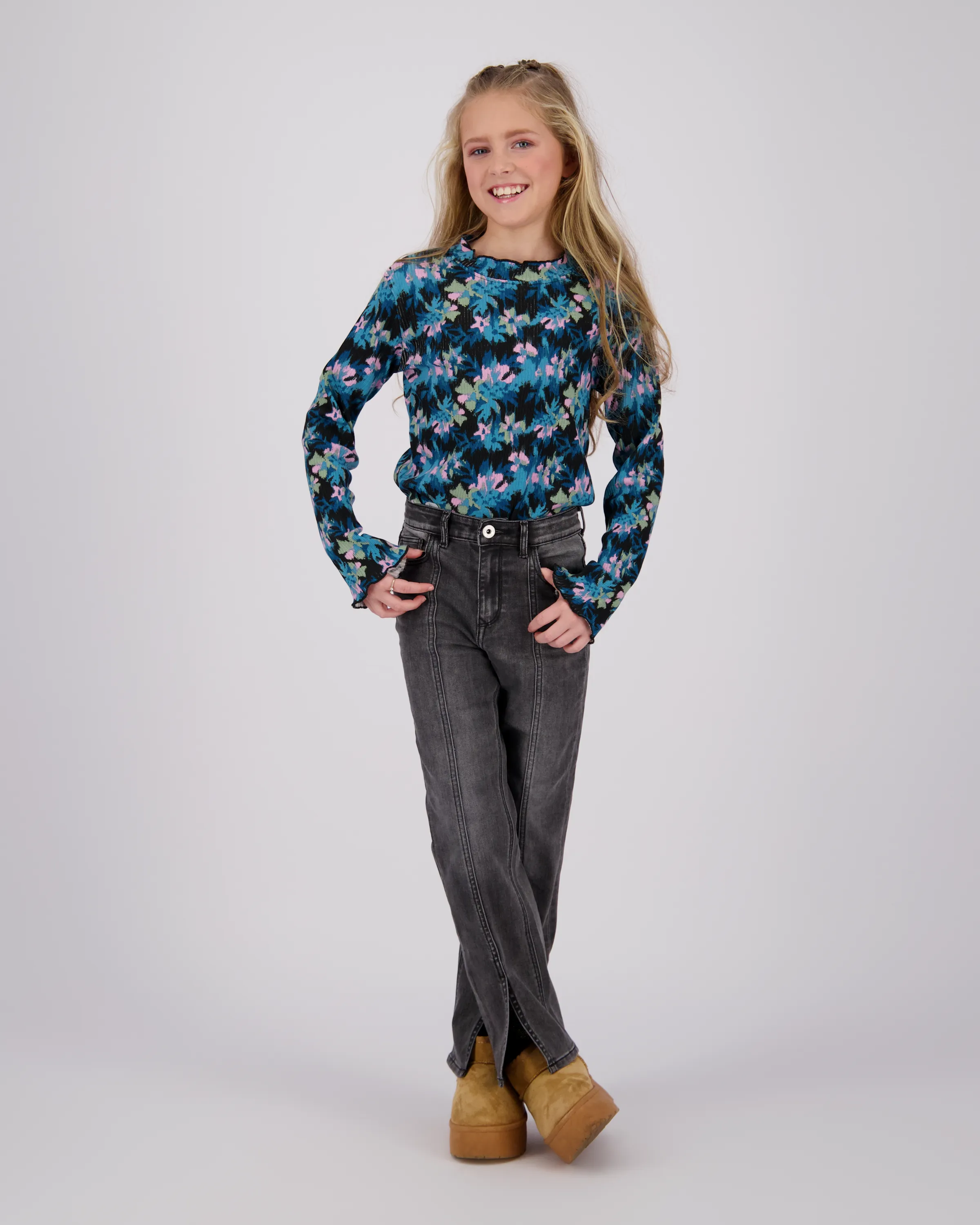Straight Jeans Catie Split