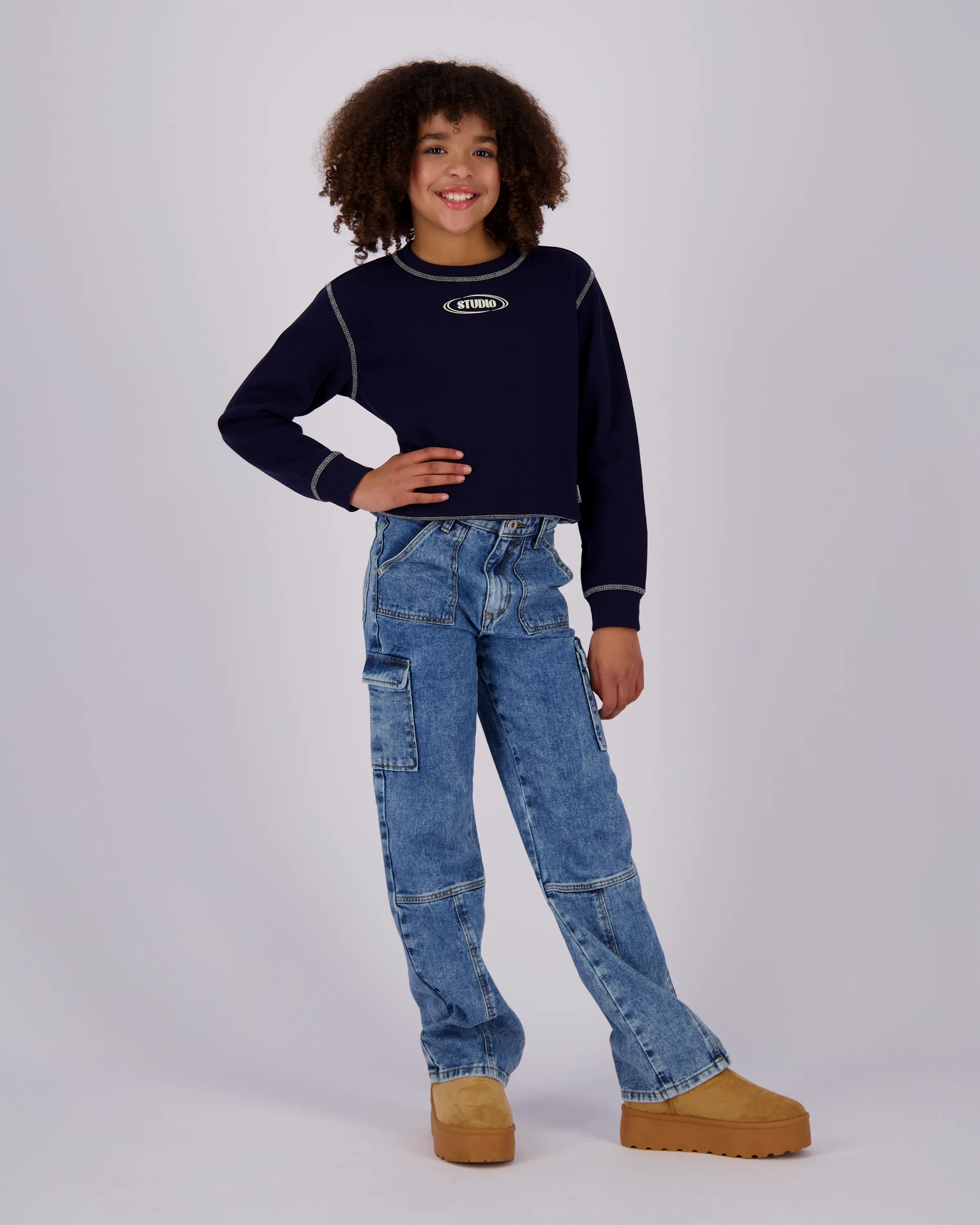 Wide leg Jeans Cato Cargo