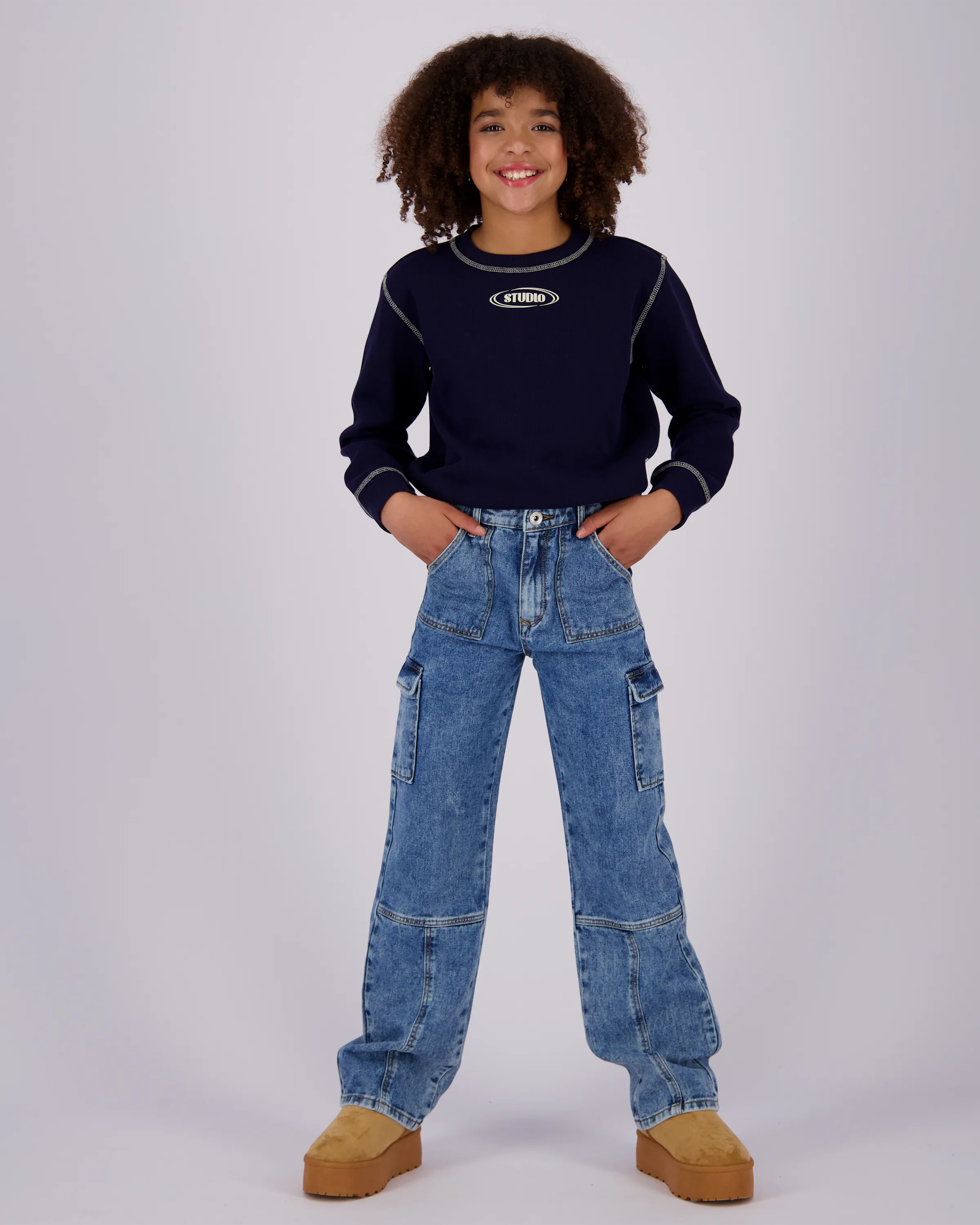 Wide leg Jeans Cato Cargo