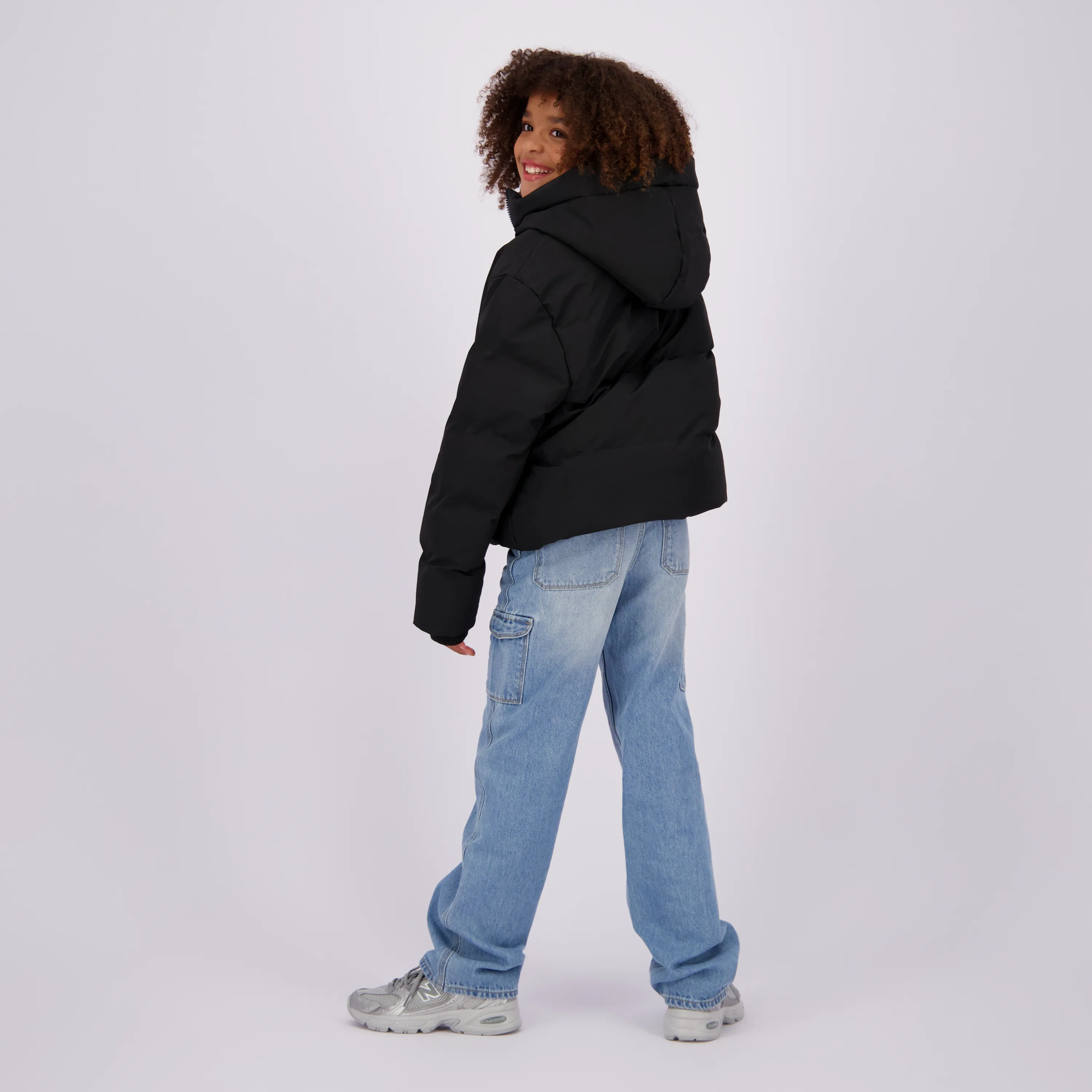 Mädchen Outdoorjacke Tezia | Schwarz