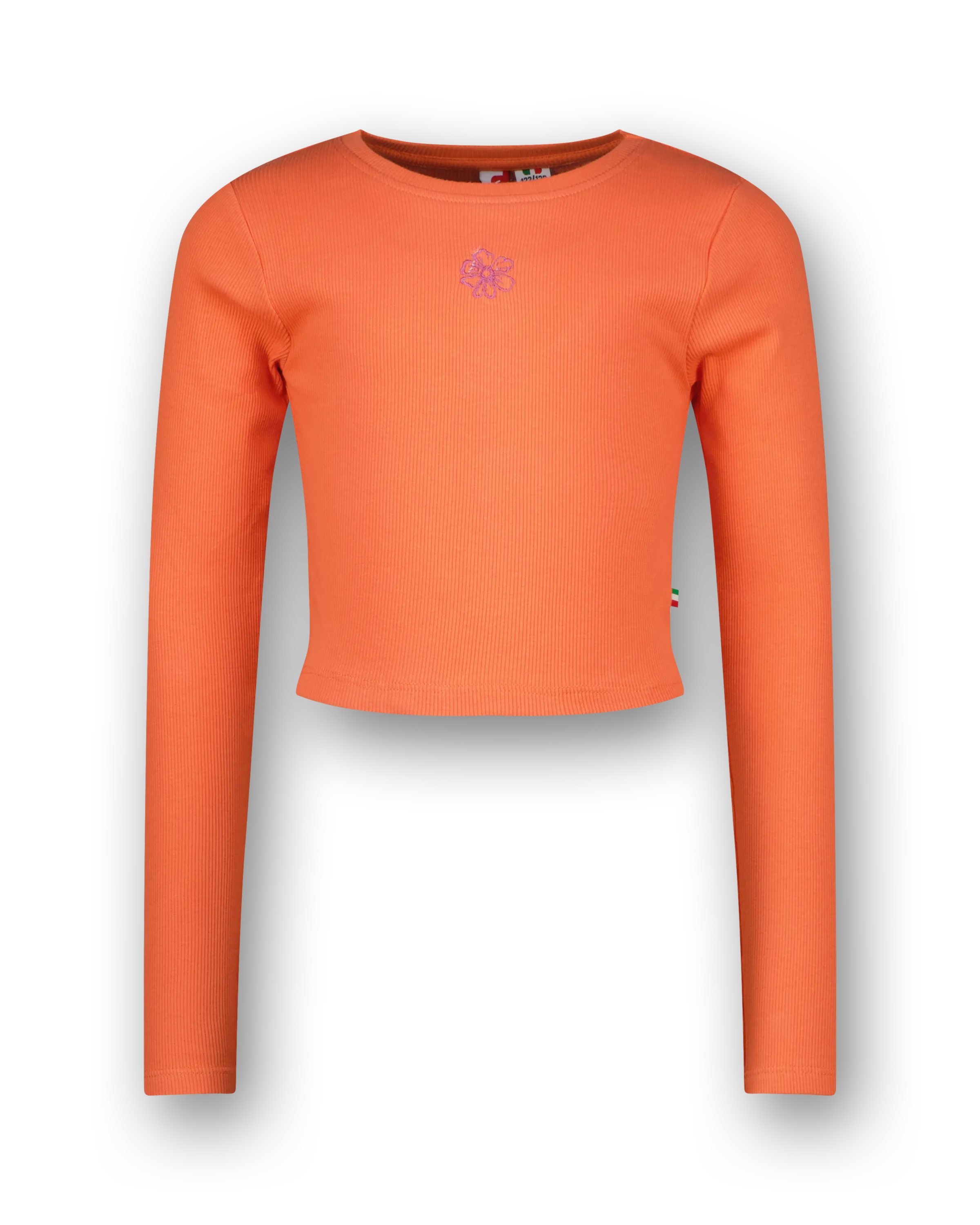 T-shirt G-basic-crop Rib Longsleeve