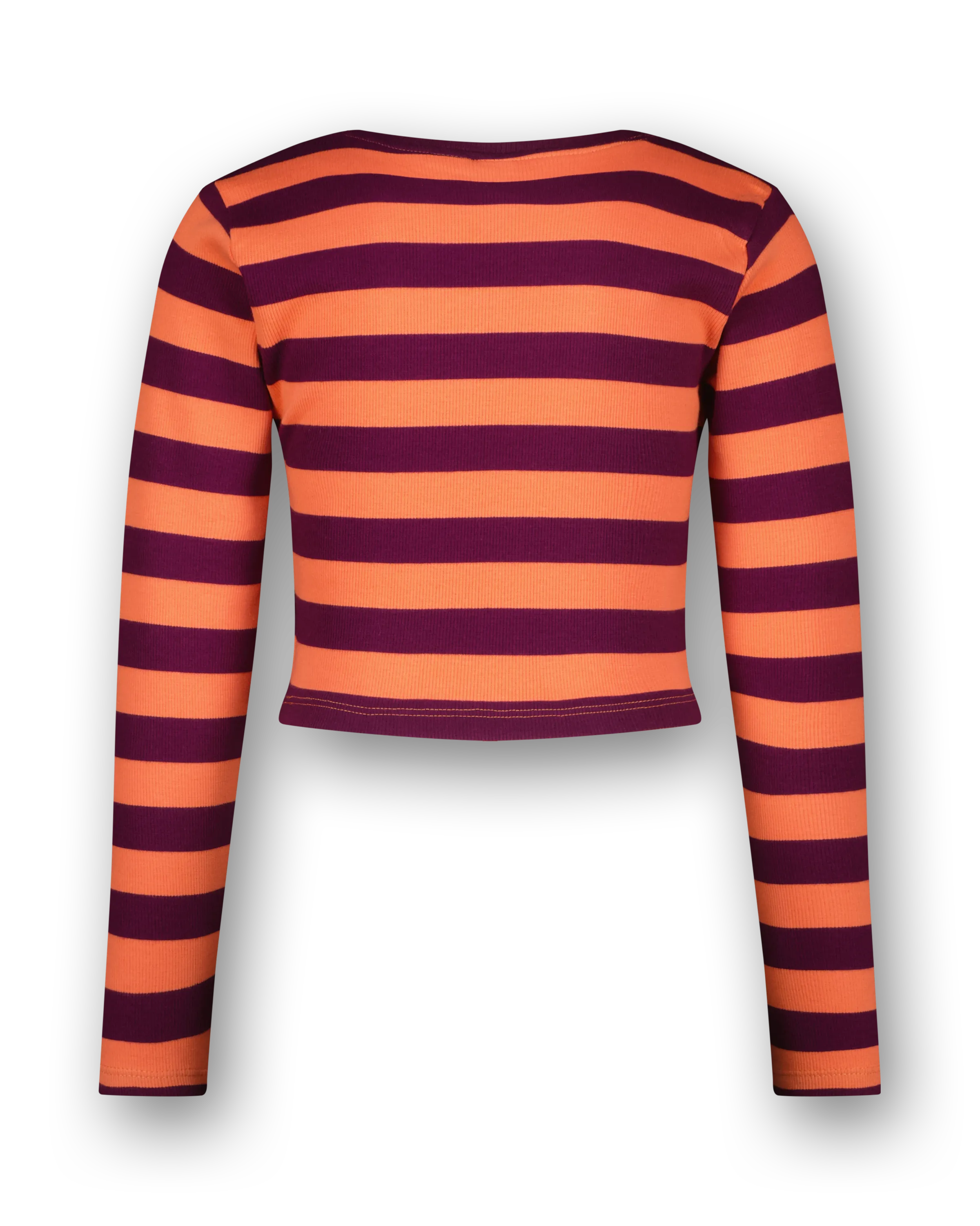 T-shirt G-basic-crop Rib Stripe