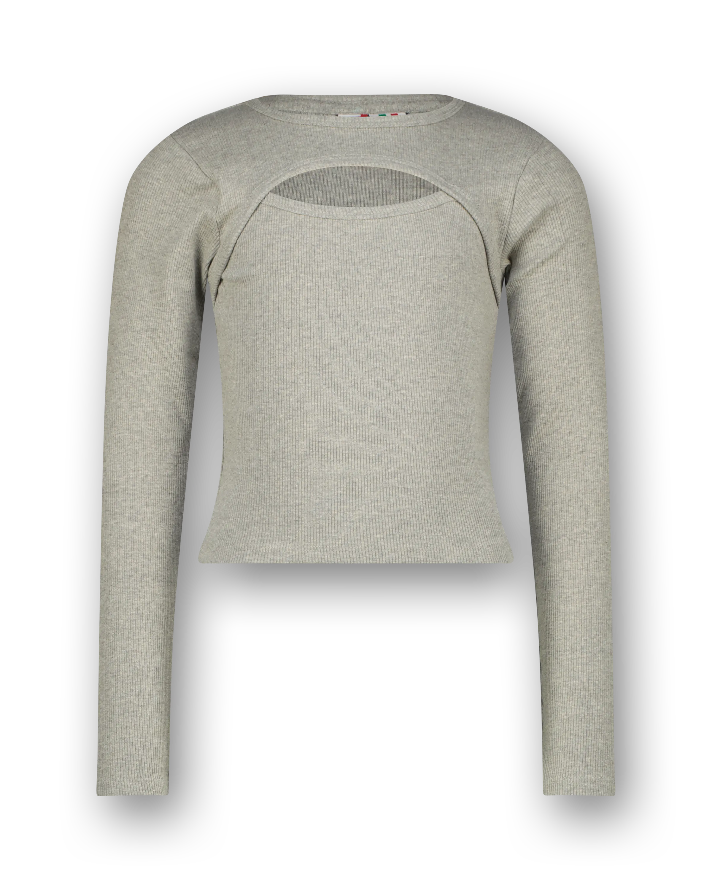 Mädchen T-shirt G-basic-rib Detail | Grau