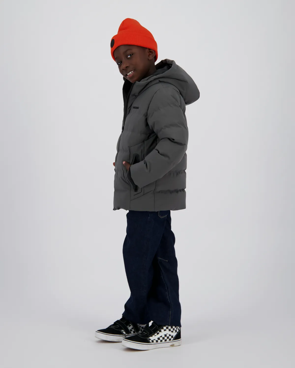 Jungen Jacke Take | Schwarz