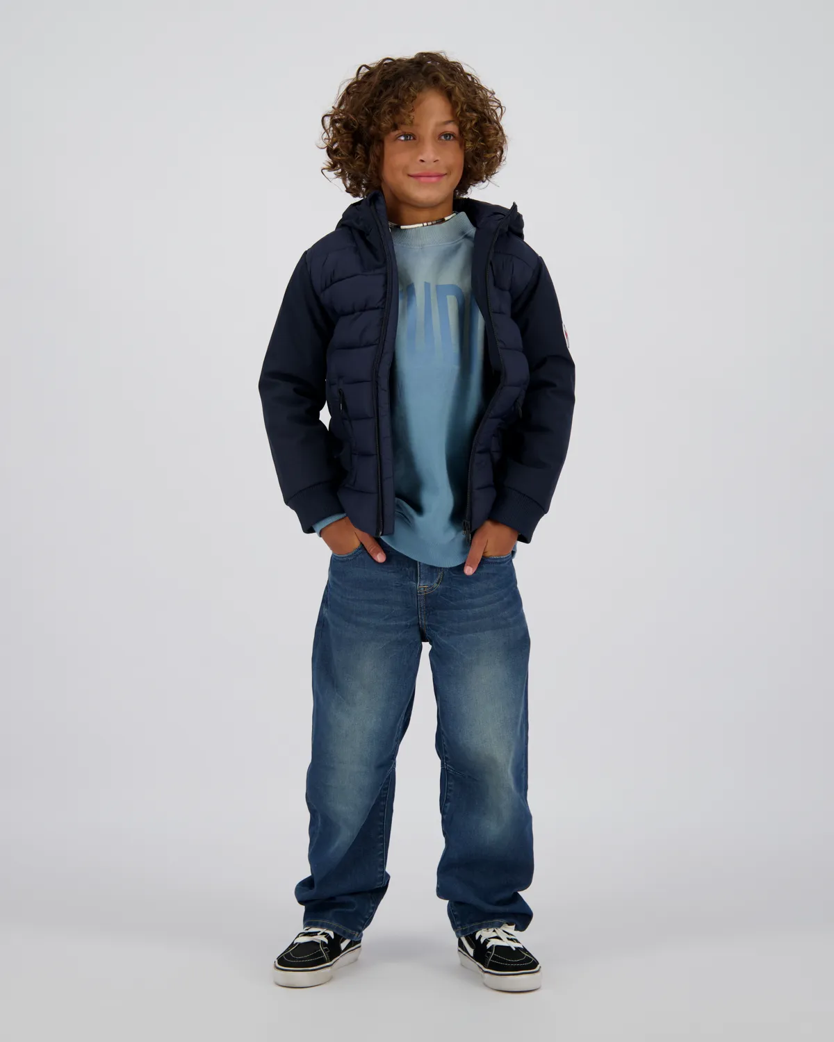 Jungen Jacke Texto | Blau