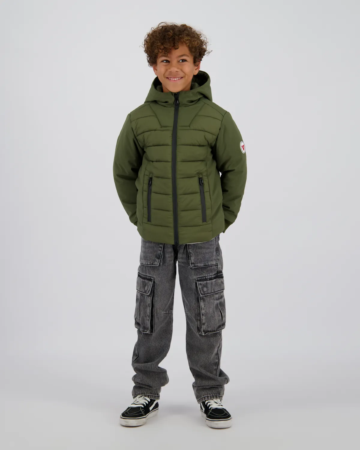Jungen Jacke Texto | Grün