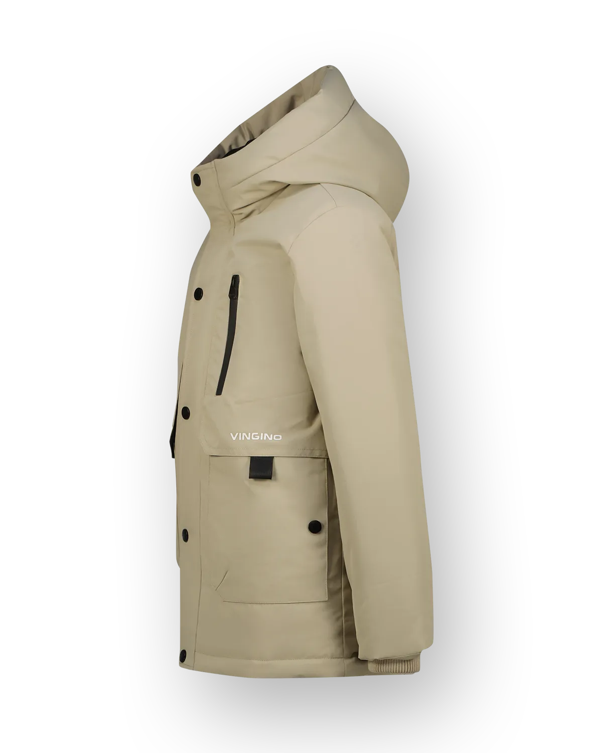 Jungen Long Jacke Tharpa | Braun
