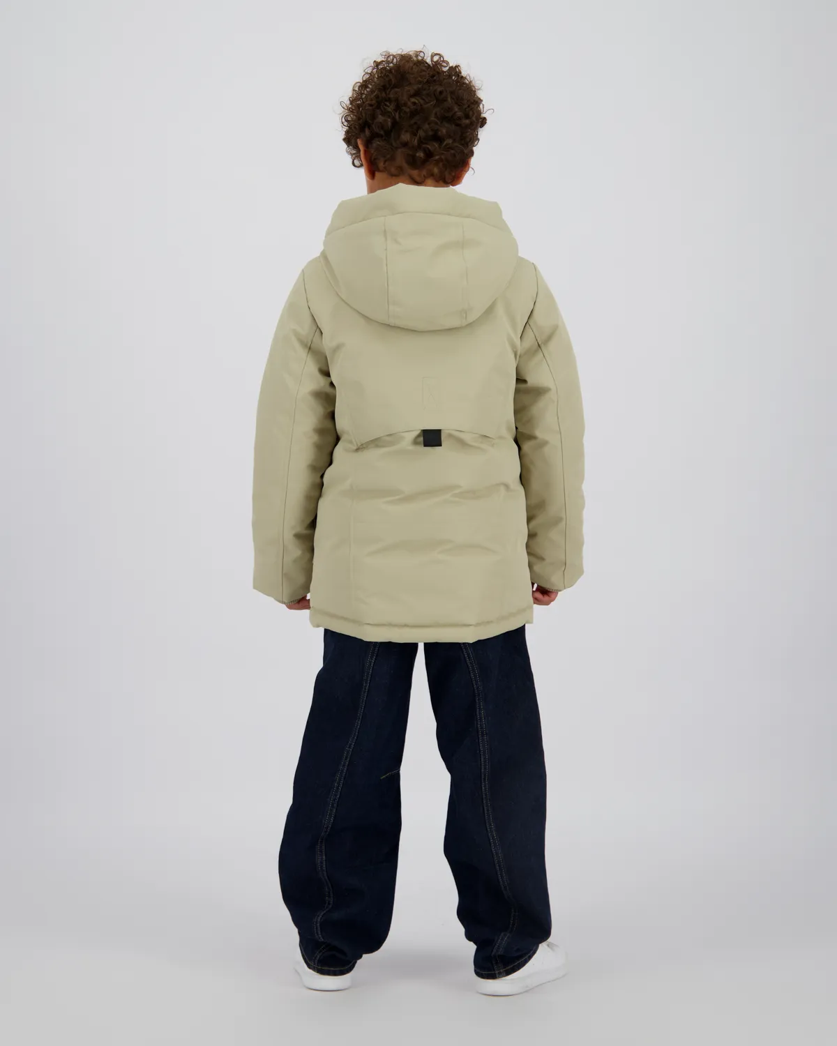 Jungen Long Jacke Tharpa | Braun