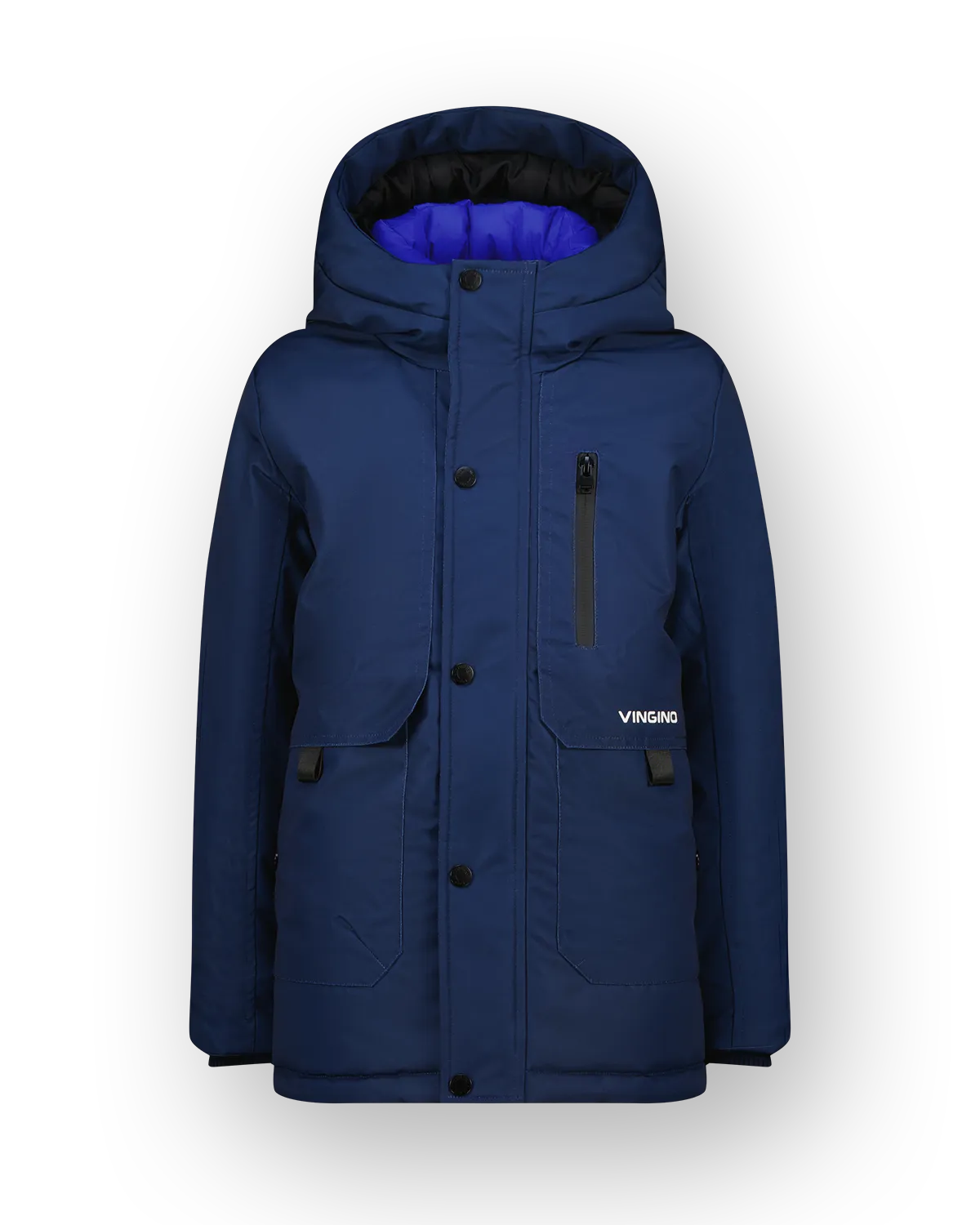 Jungen Long Jacke Tharpa | Blau