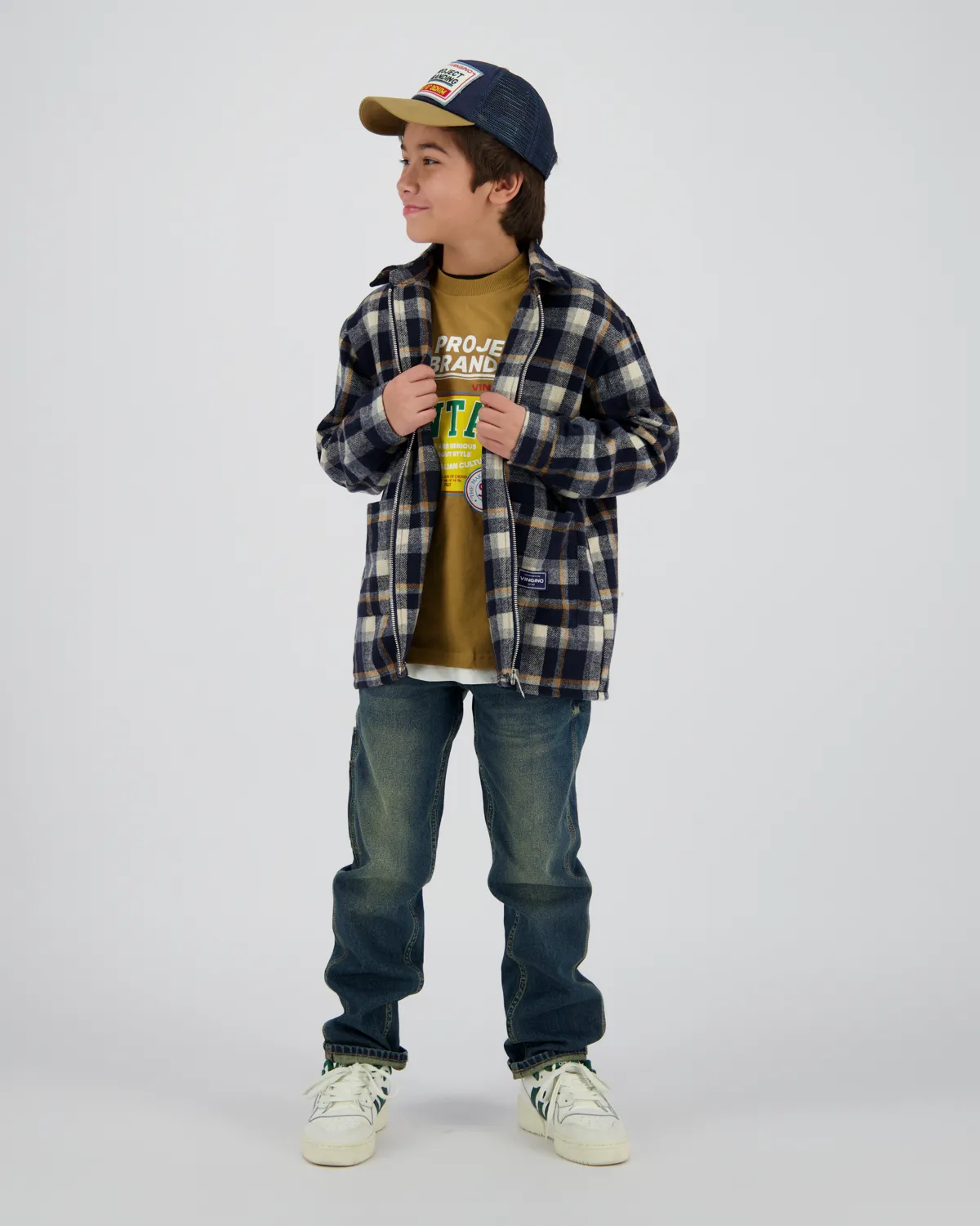 Jungen Hemd Leck | Blau