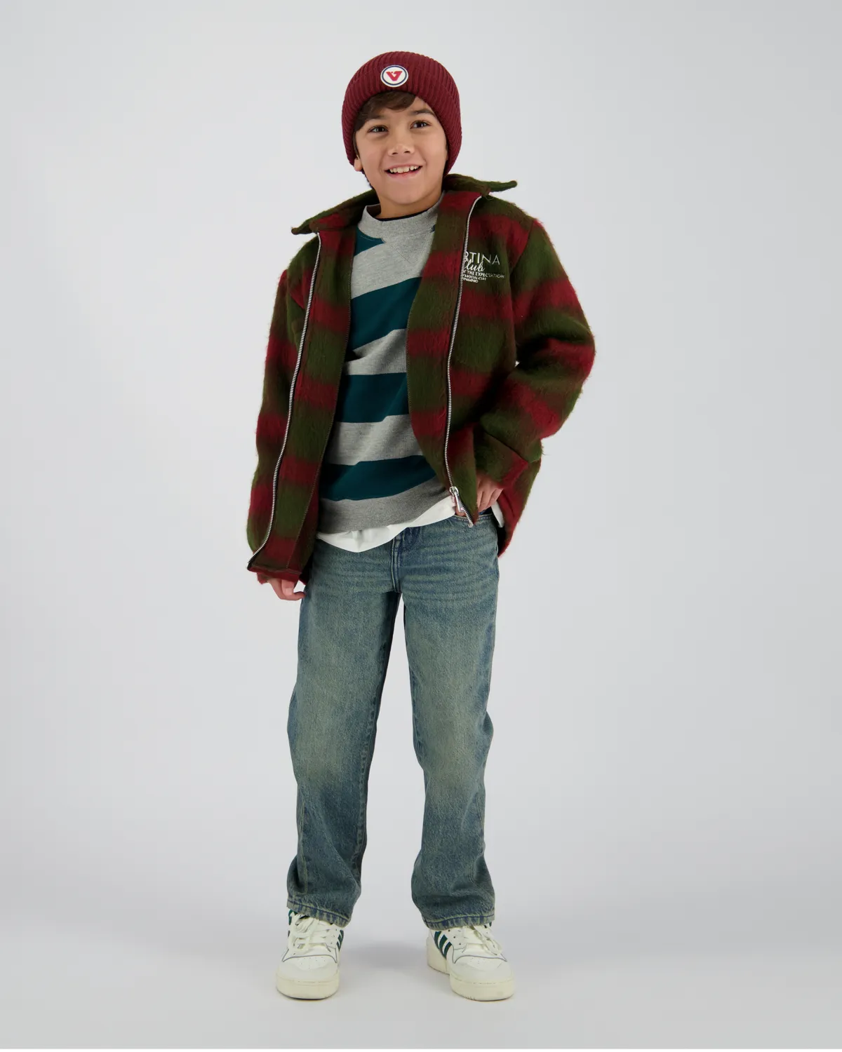 Jungen Hemd Leon | Grün
