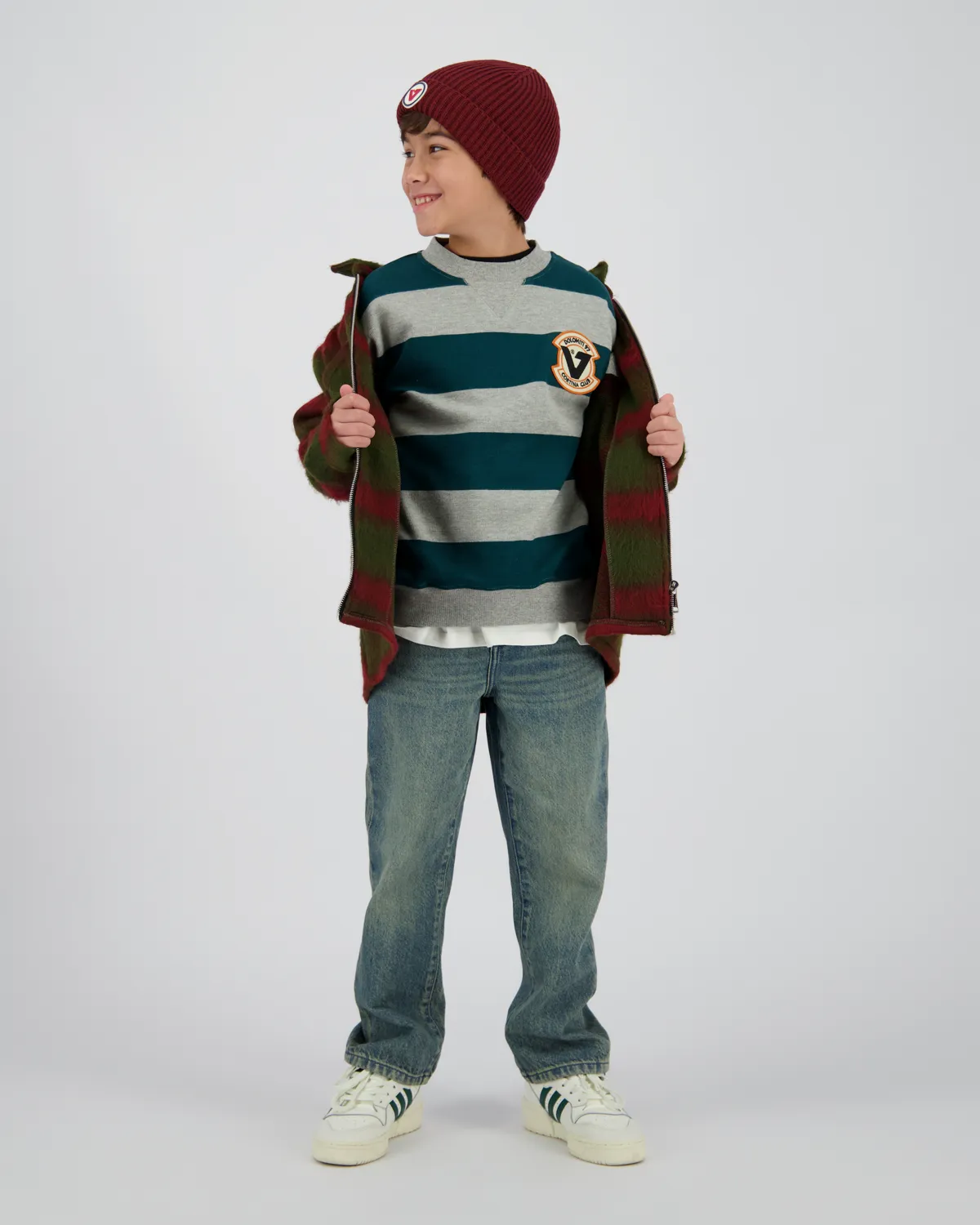 Jungen Hemd Leon | Grün