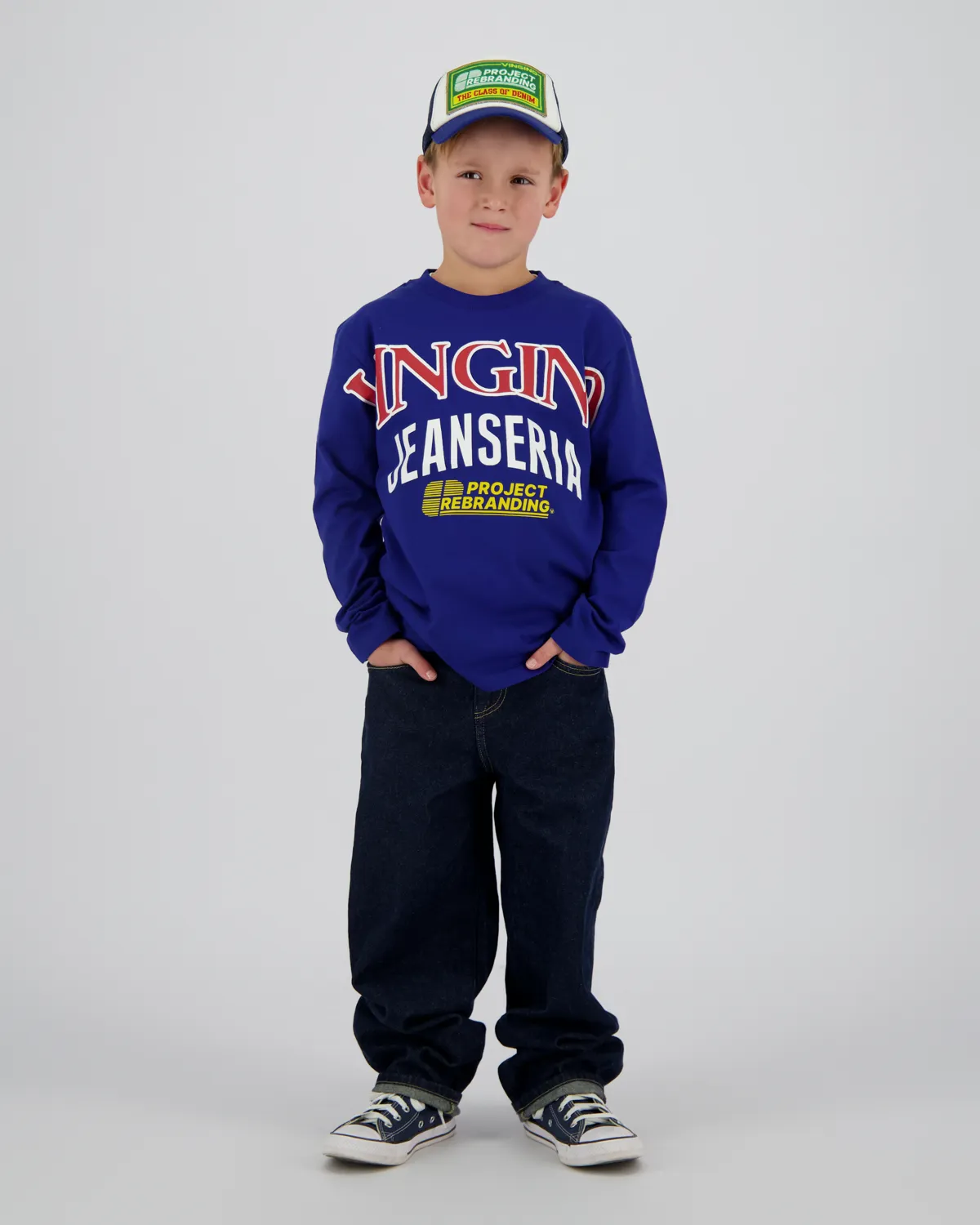 Jungen Longsleeve T-shirt Host | Blau