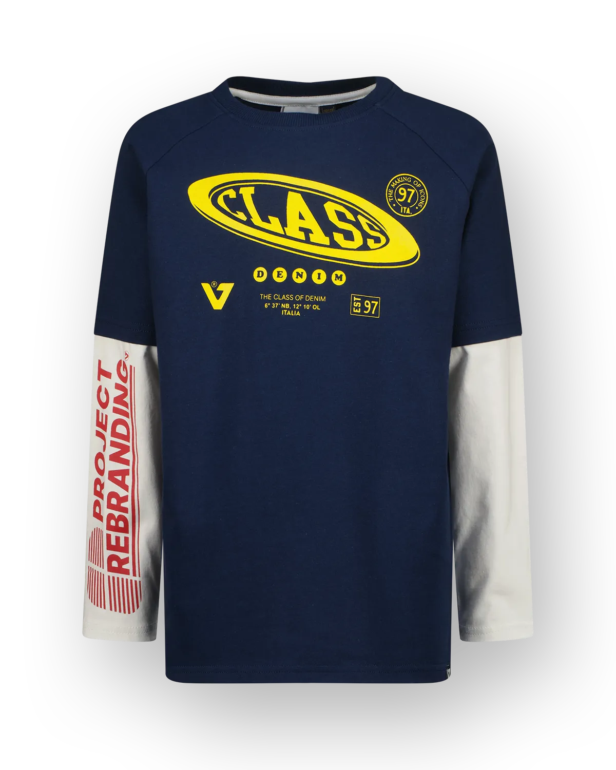 Jungen Longsleeve T-shirt Houble | Blau