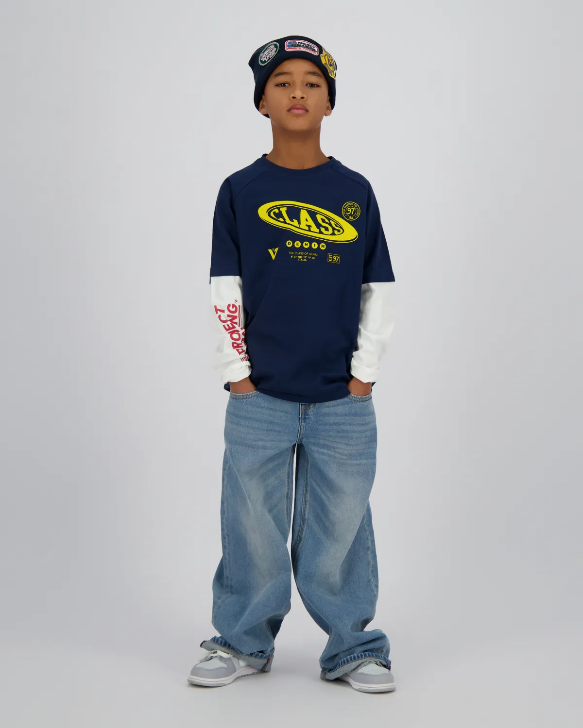 Jungen Longsleeve T-shirt Houble | Blau