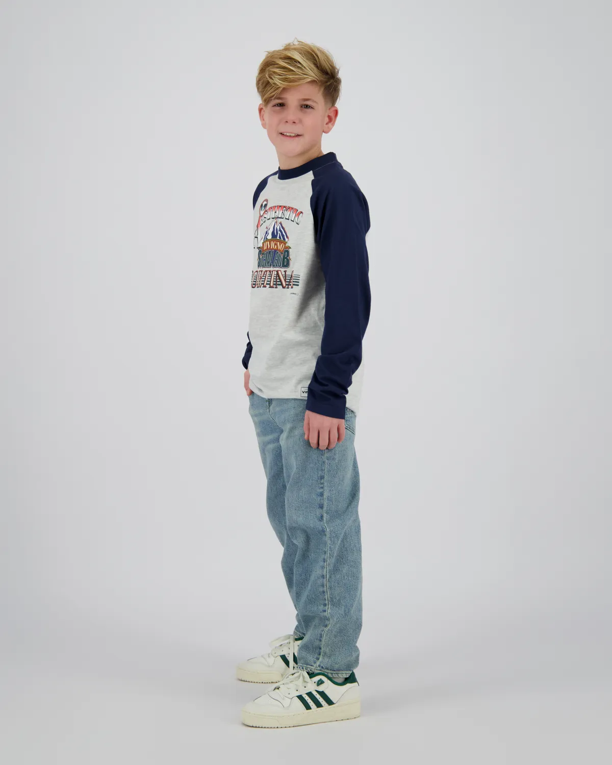 Jungen T-shirt Haruto | Grau
