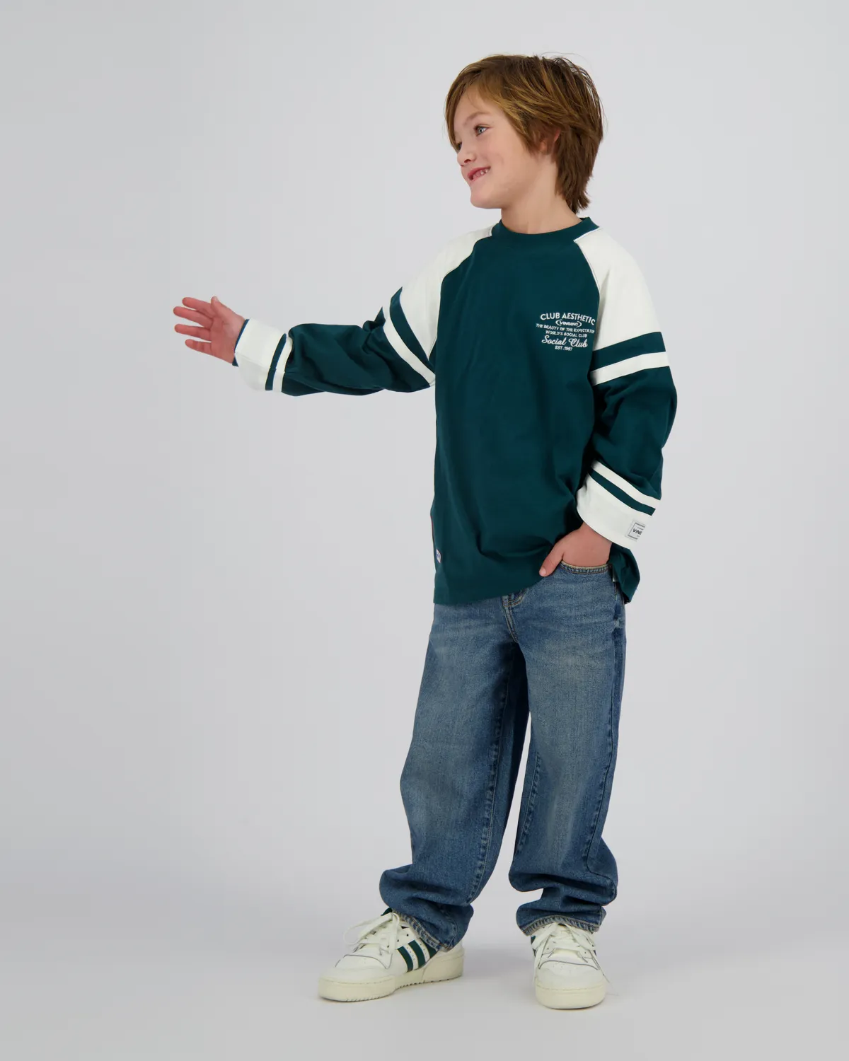 Jungen Oversized T-shirt Hunter | Grün