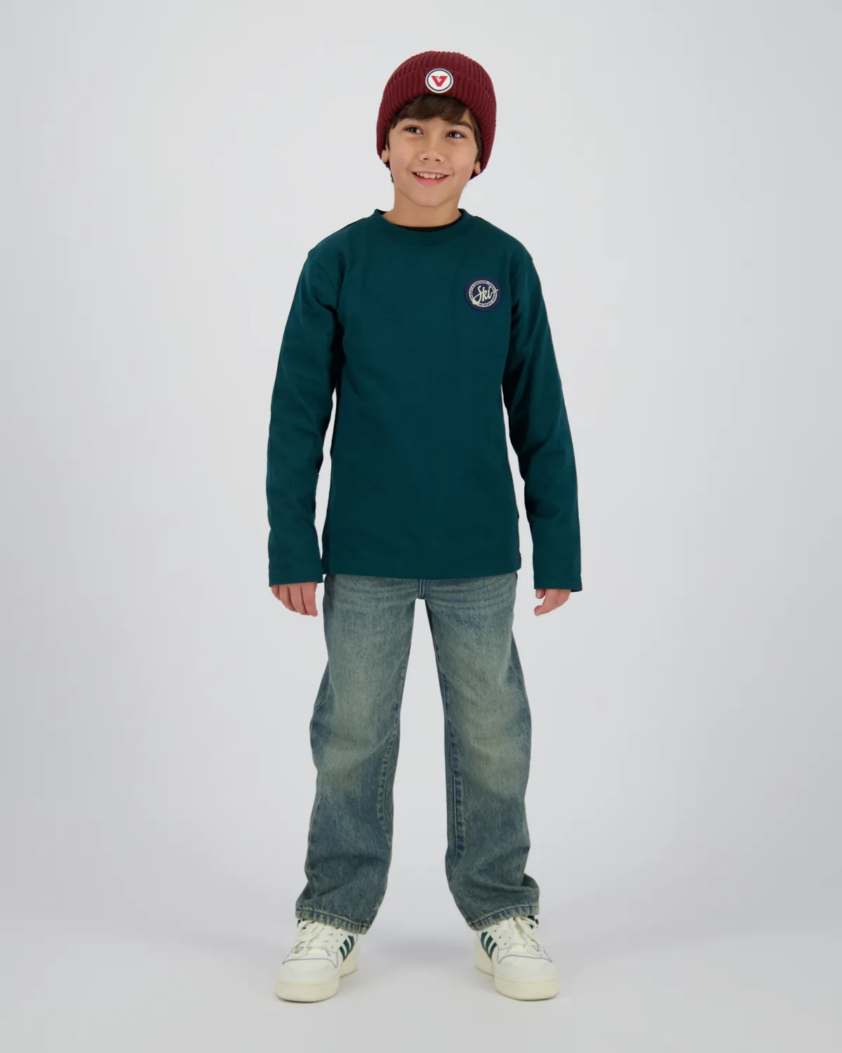 Jungen T-shirt Halpen | Grün
