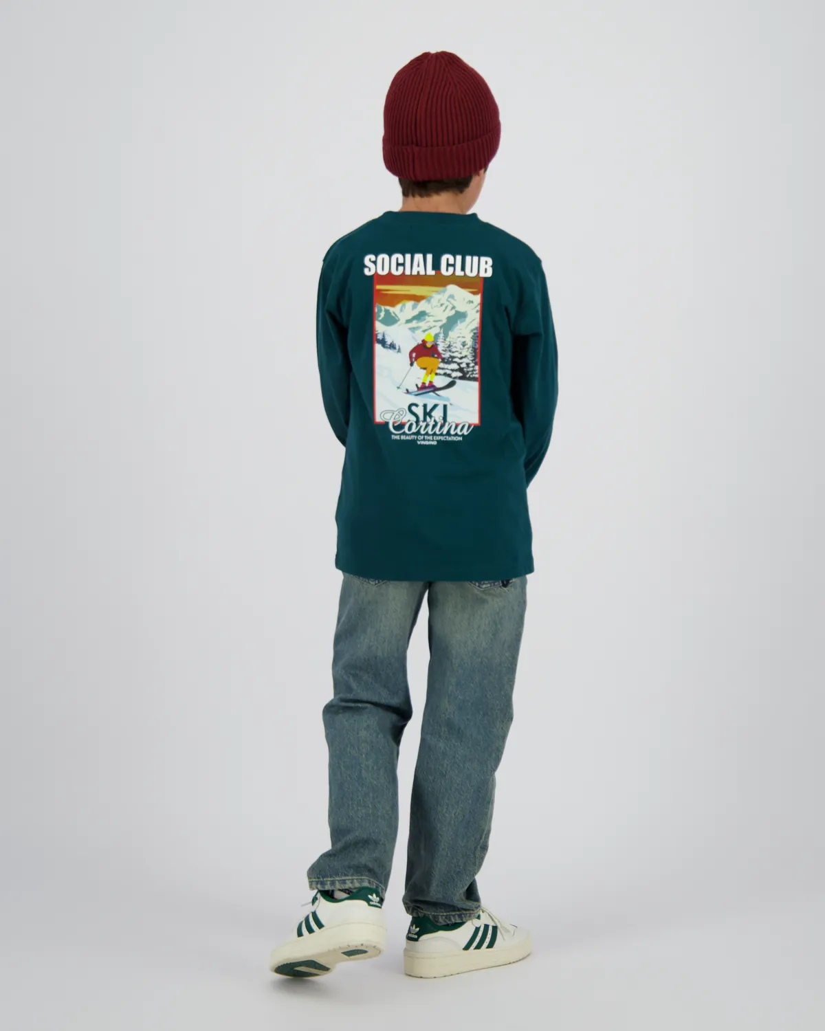 Jungen T-shirt Halpen | Grün
