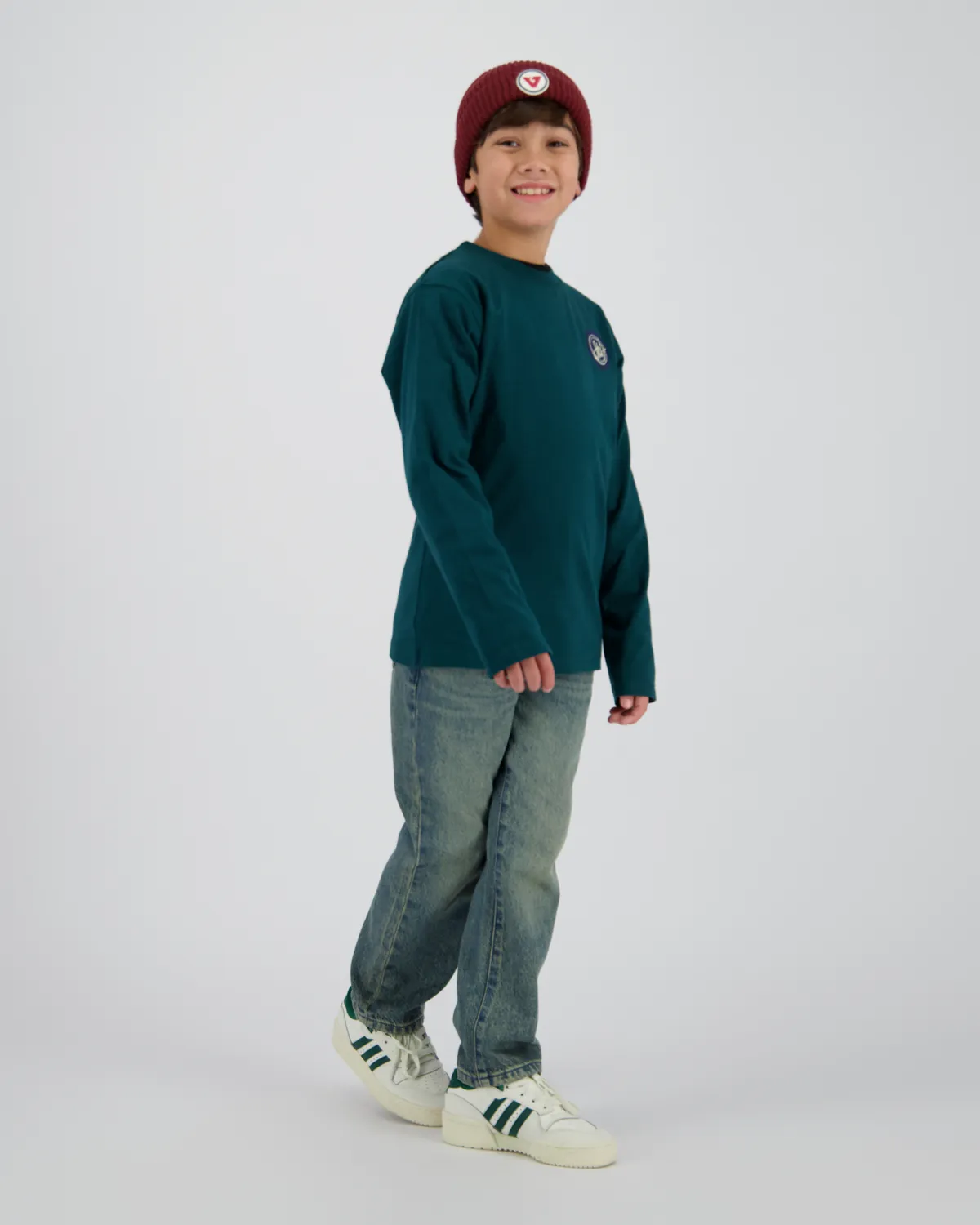 Jungen T-shirt Halpen | Grün