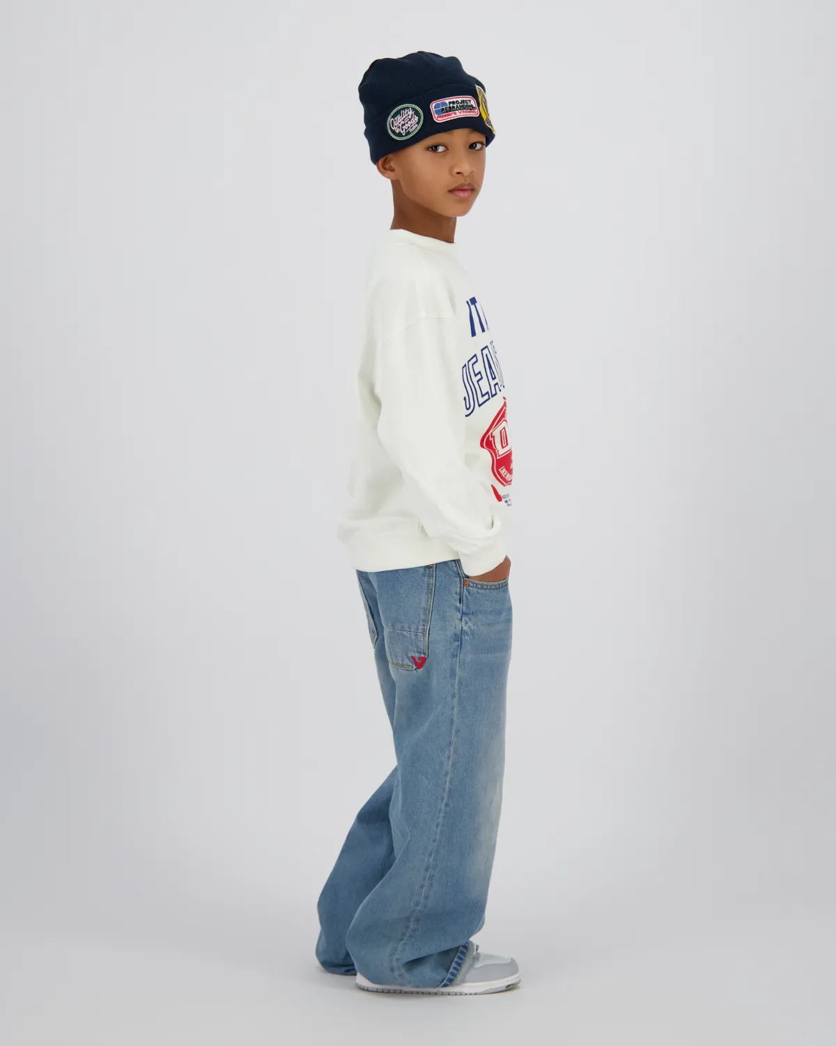 Jungen Sweatshirt Nare | Weiß
